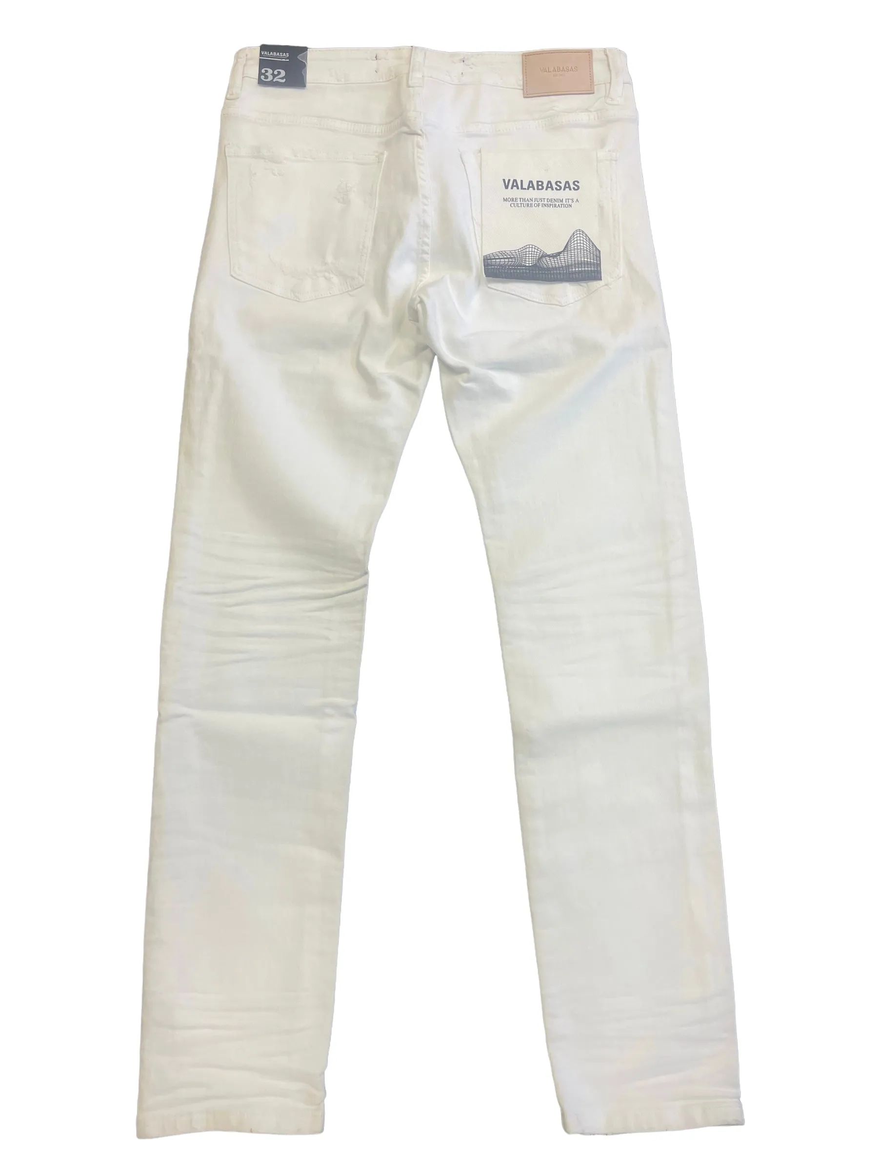 "SLEDGE" WHITE SKINNY JEAN sold by valabasas product image thumbnail 2