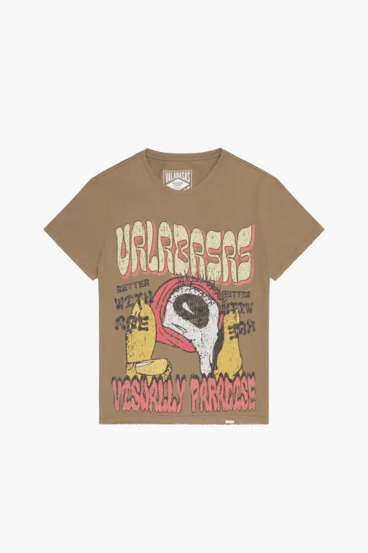 "V PARADISE" VINTAGE GREY TEE sold by valabasas