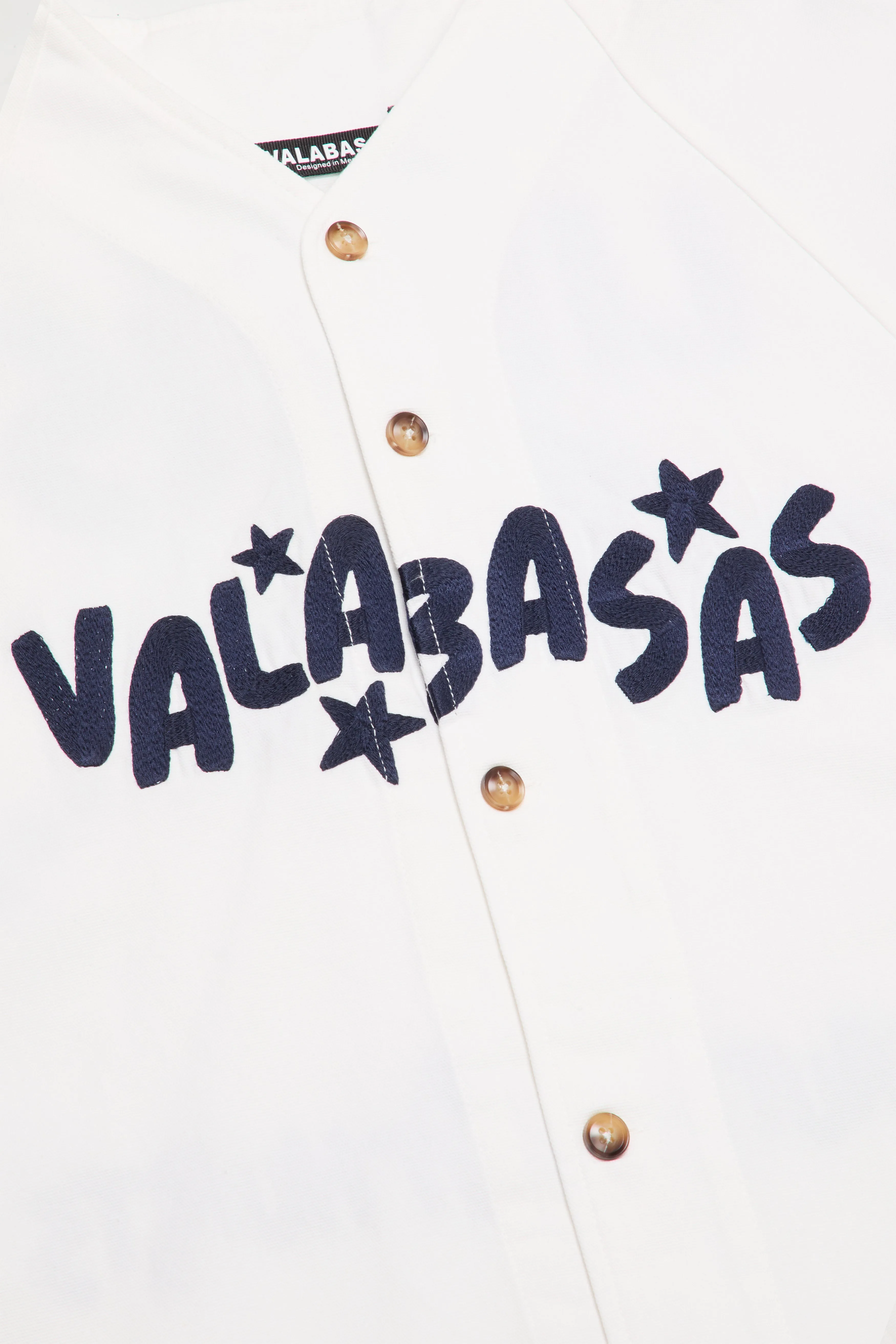 "GUIDANCE" BASEBALL JERSEY WHITE sold by valabasas product image thumbnail 5