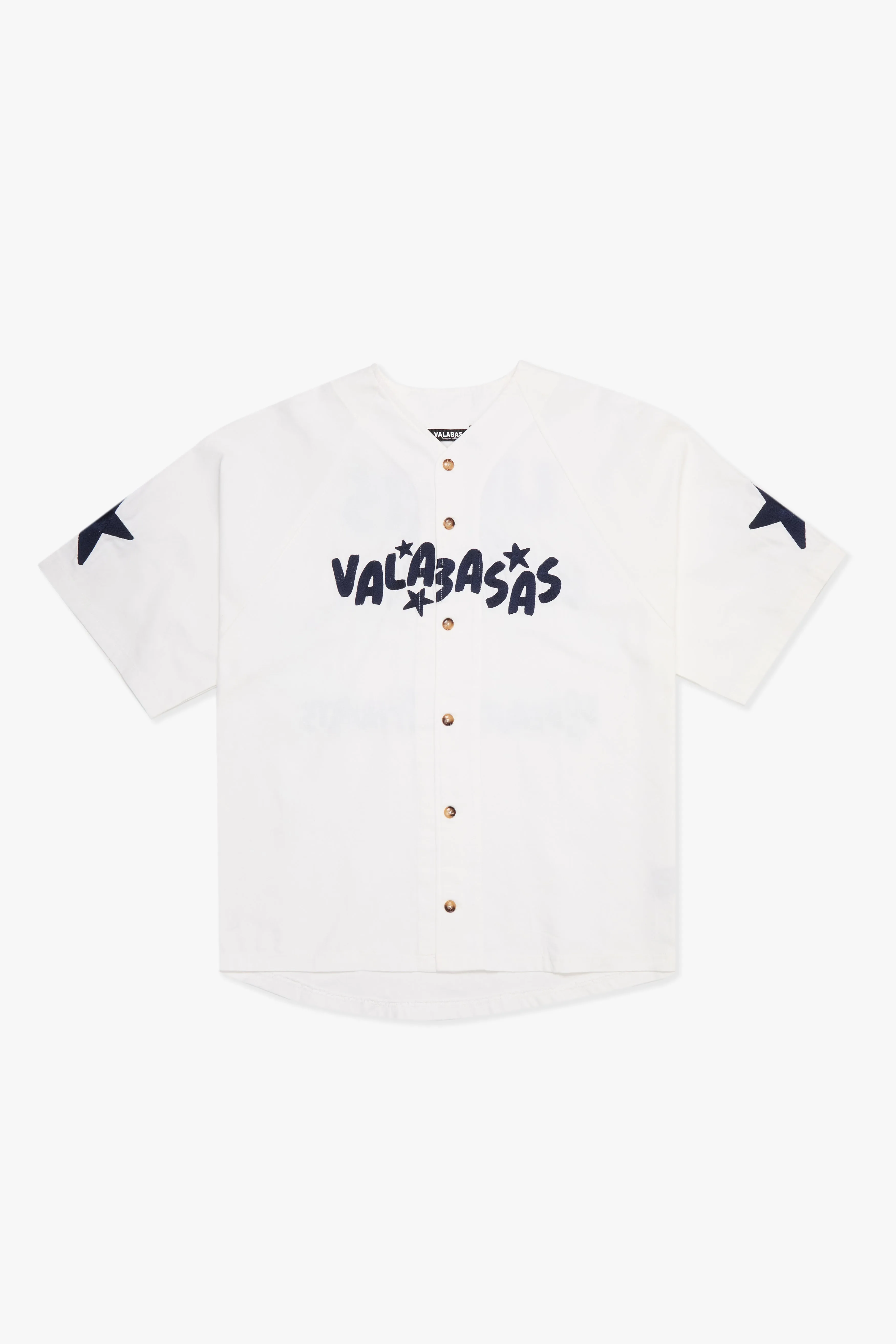 "GUIDANCE" BASEBALL JERSEY WHITE sold by valabasas product image thumbnail 3