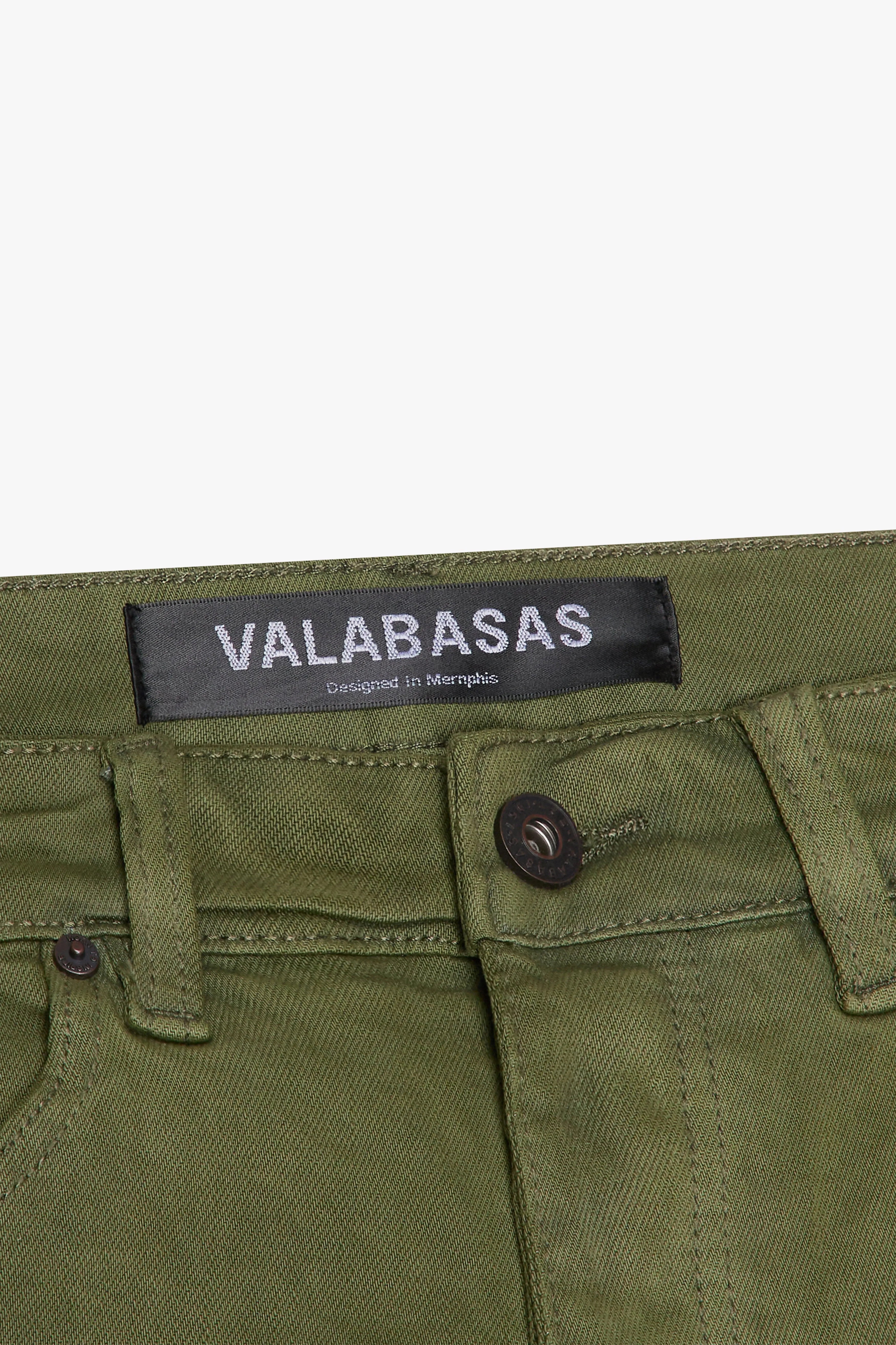 "DAYLIGHT " SKINNY JEAN GREEN sold by valabasas product image thumbnail 4