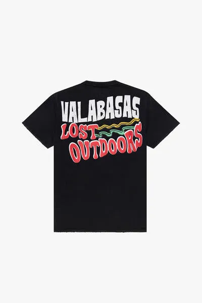 “LUCKY VIBES” TEE - VINTAGE BLACK sold by valabasas product image thumbnail 3
