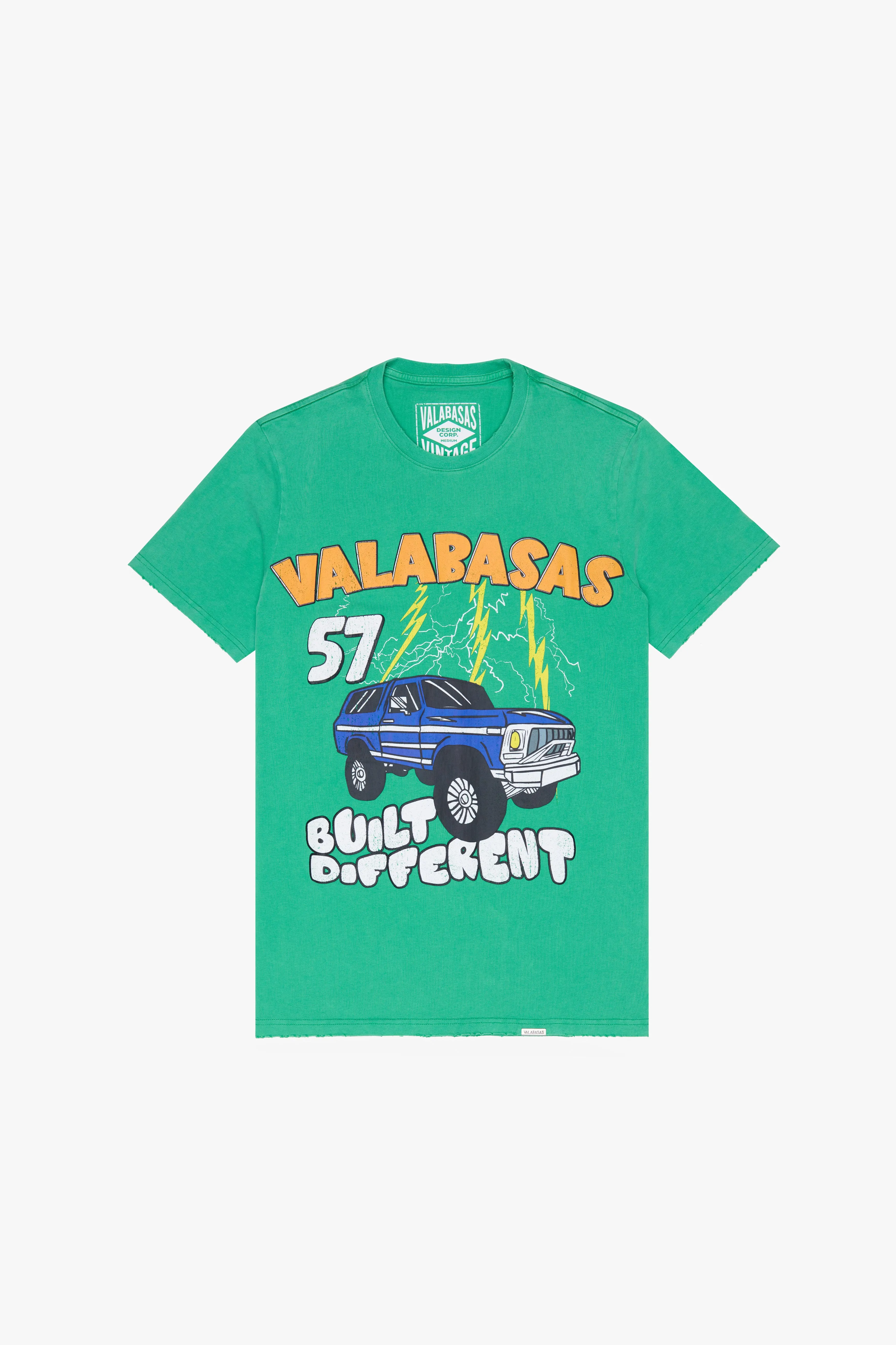 "BIG BODY" TEE VINTAGE BRIGHT GREEN sold by valabasas