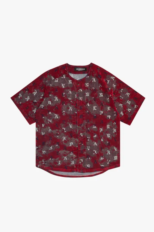 "BUD" BUTTON DOWN RED SUEDE made by valabasas