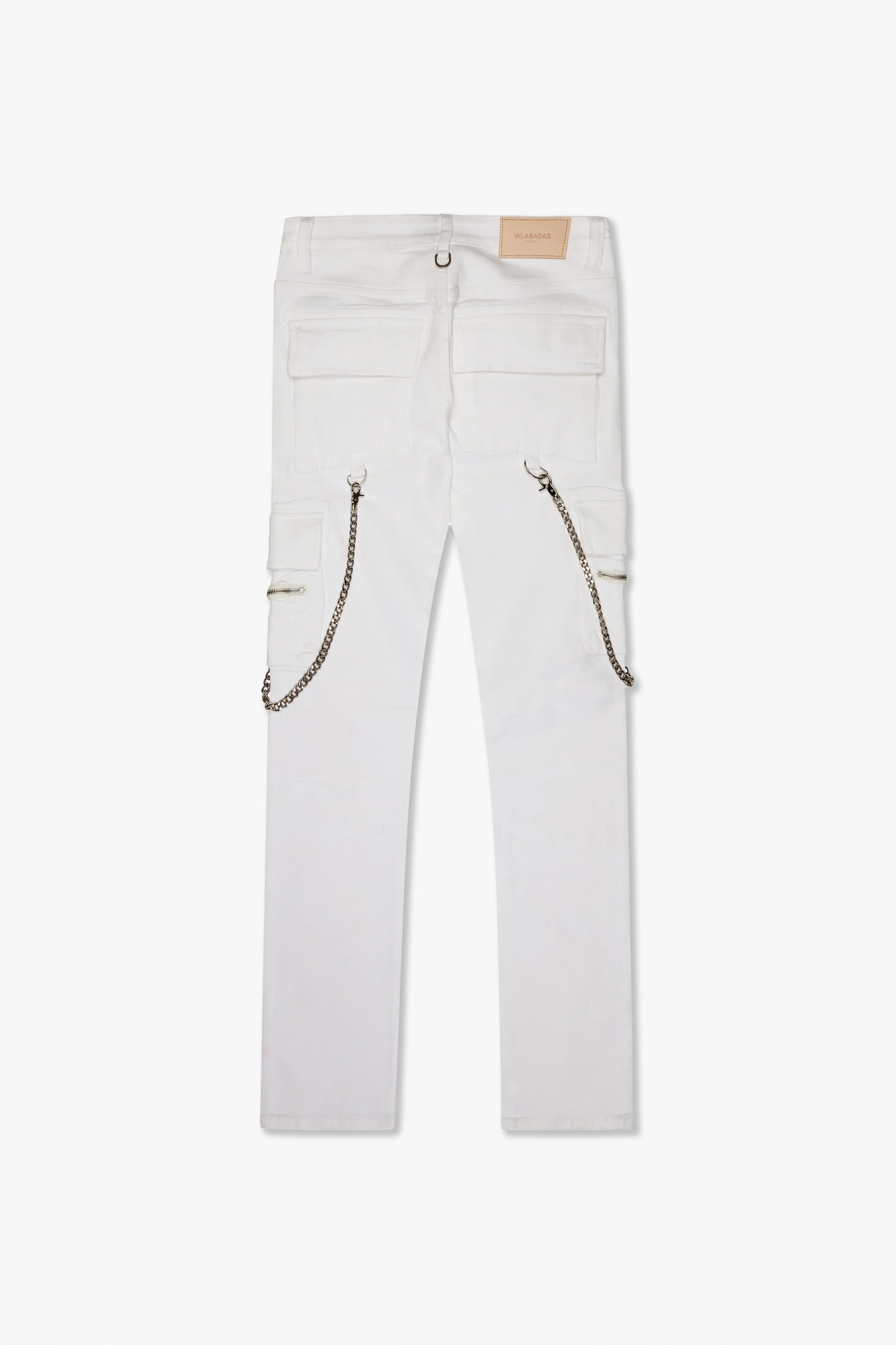 "AURA" SKINNY JEAN WHITE sold by valabasas product image thumbnail 3