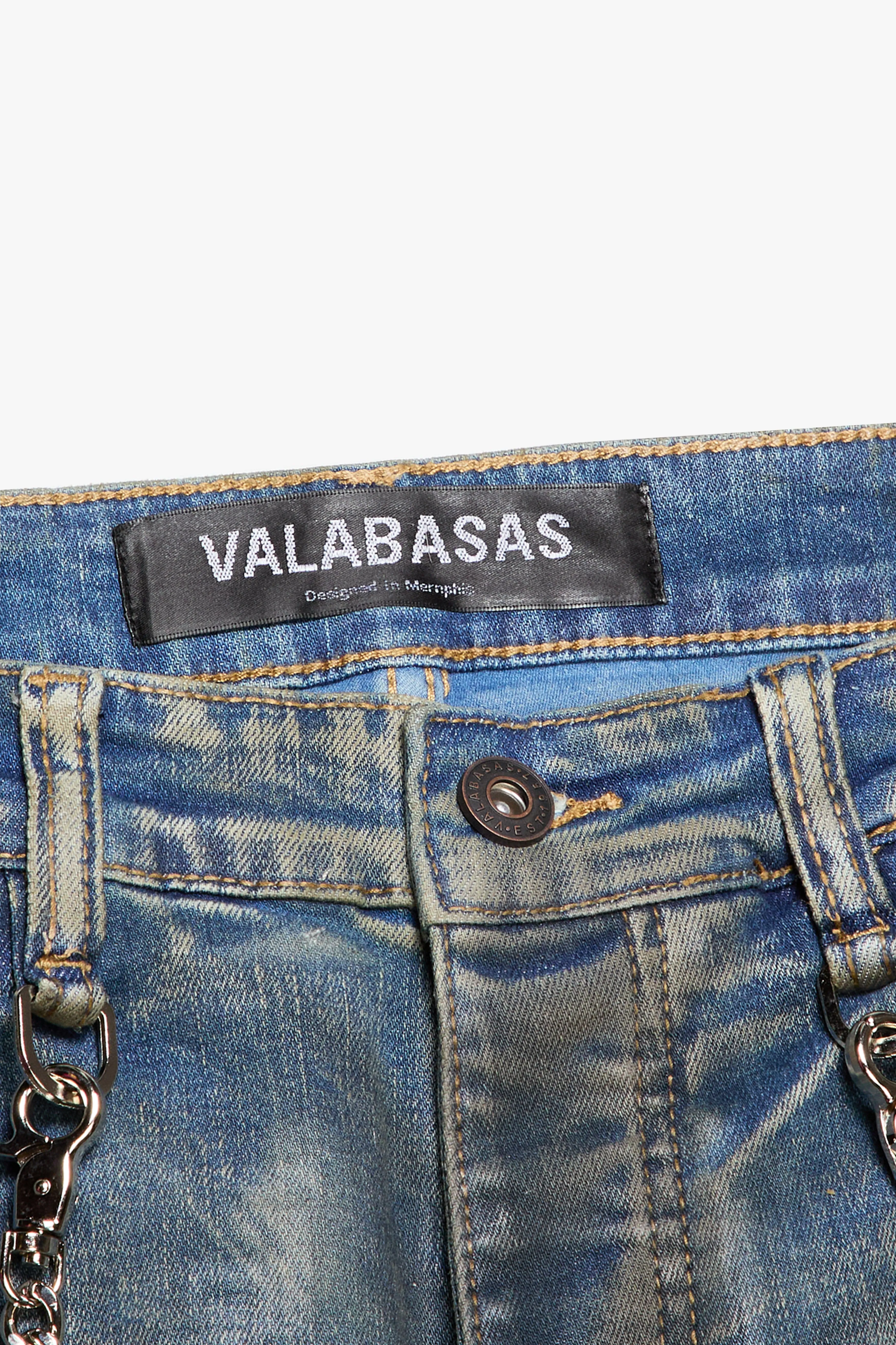 "ONYX" STACKED FLARE DIRTY WASH sold by valabasas product image thumbnail 4