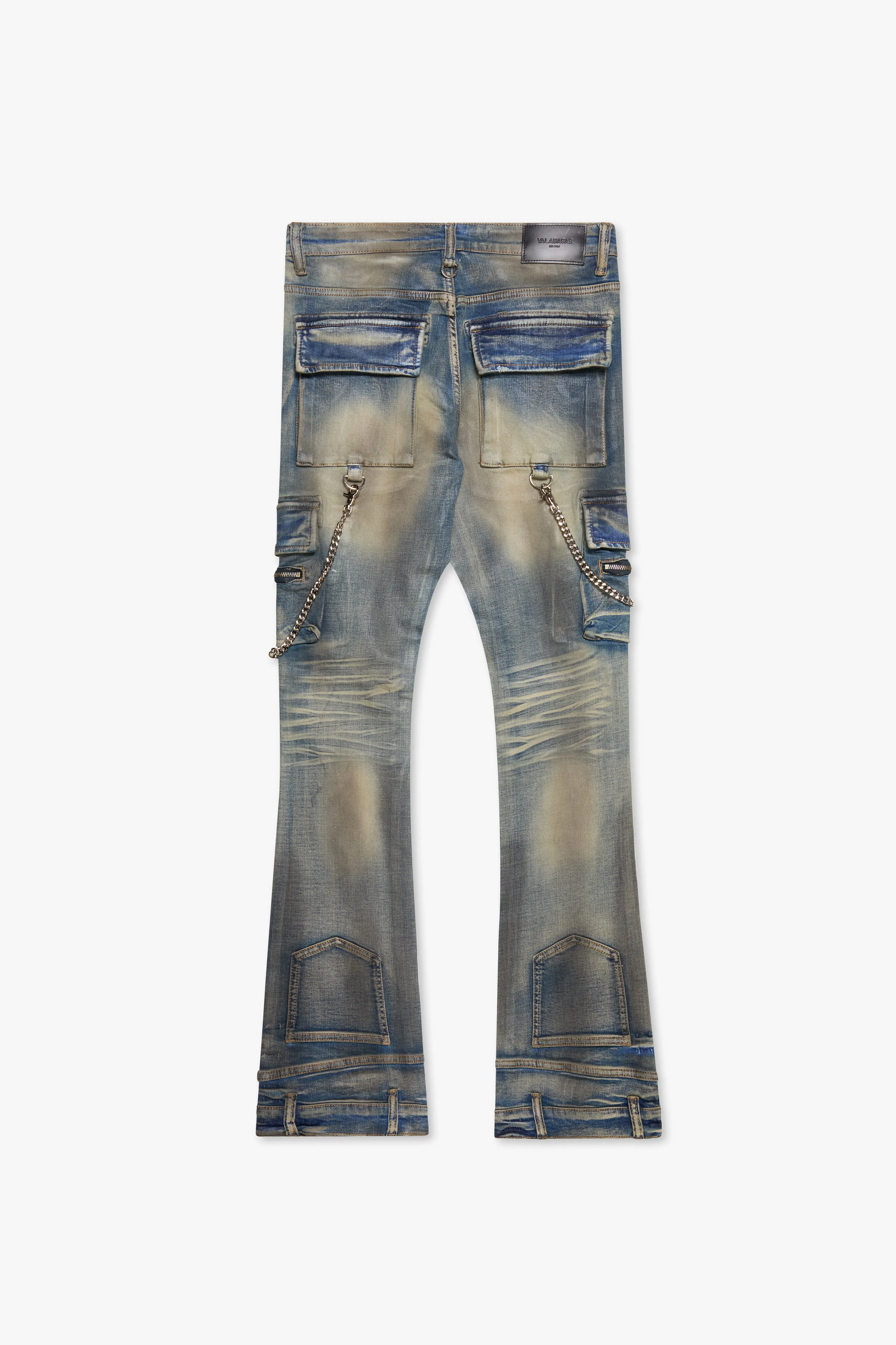 "ONYX" STACKED FLARE DIRTY WASH sold by valabasas product image thumbnail 3