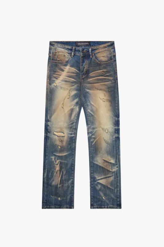 "SUNWASHED" VINTAGE BLUE STRAIGHT JEAN sold by valabasas