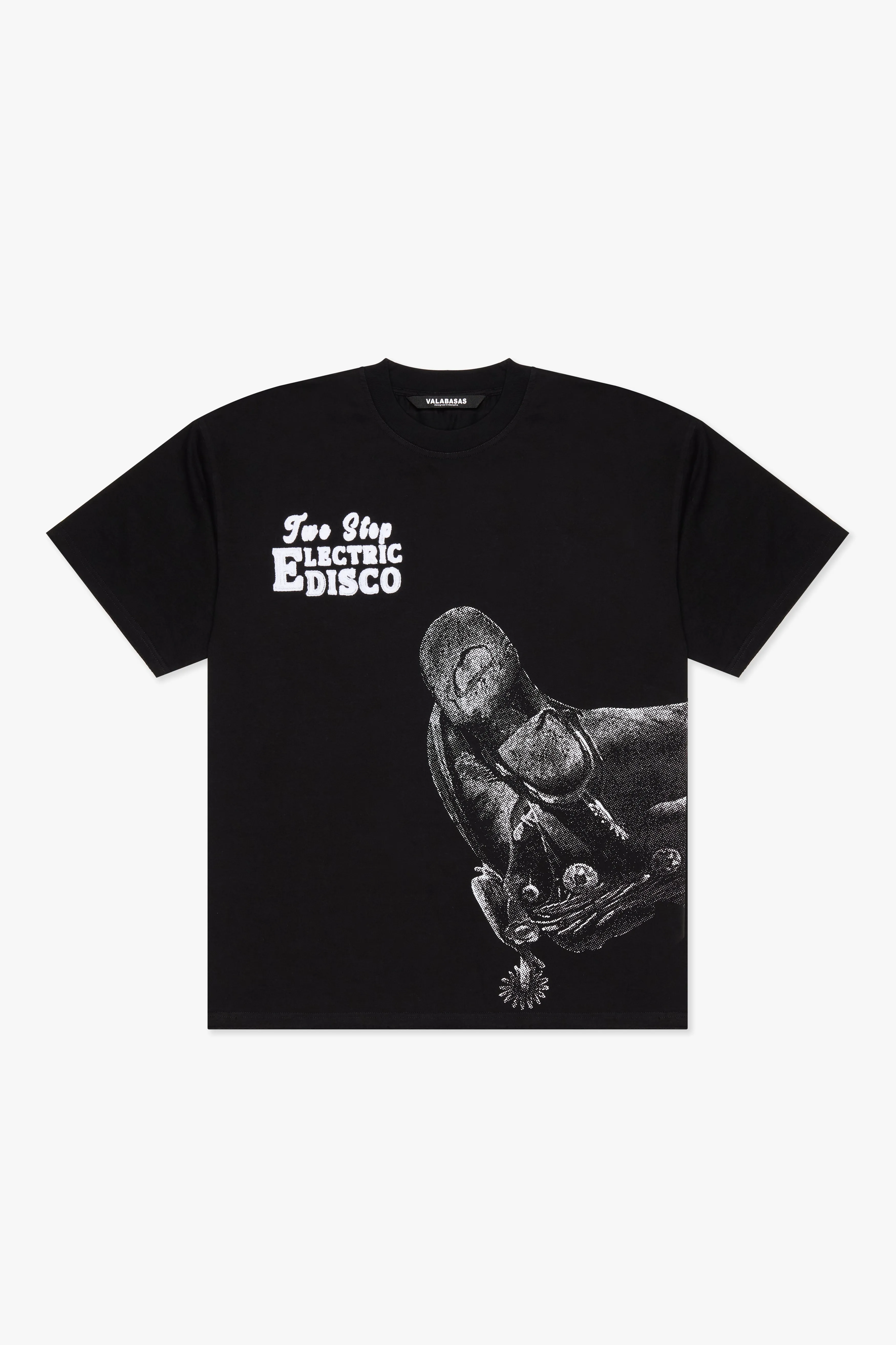 "TWO STEP" TEE JET BLACK sold by valabasas