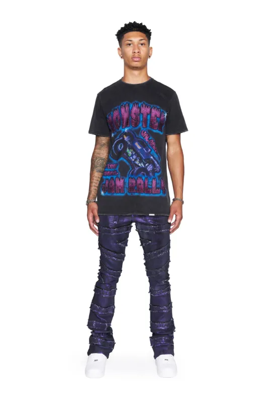 VALABASAS TEE “MONSTER JAM” VINTAGE BLACK sold by valabasas