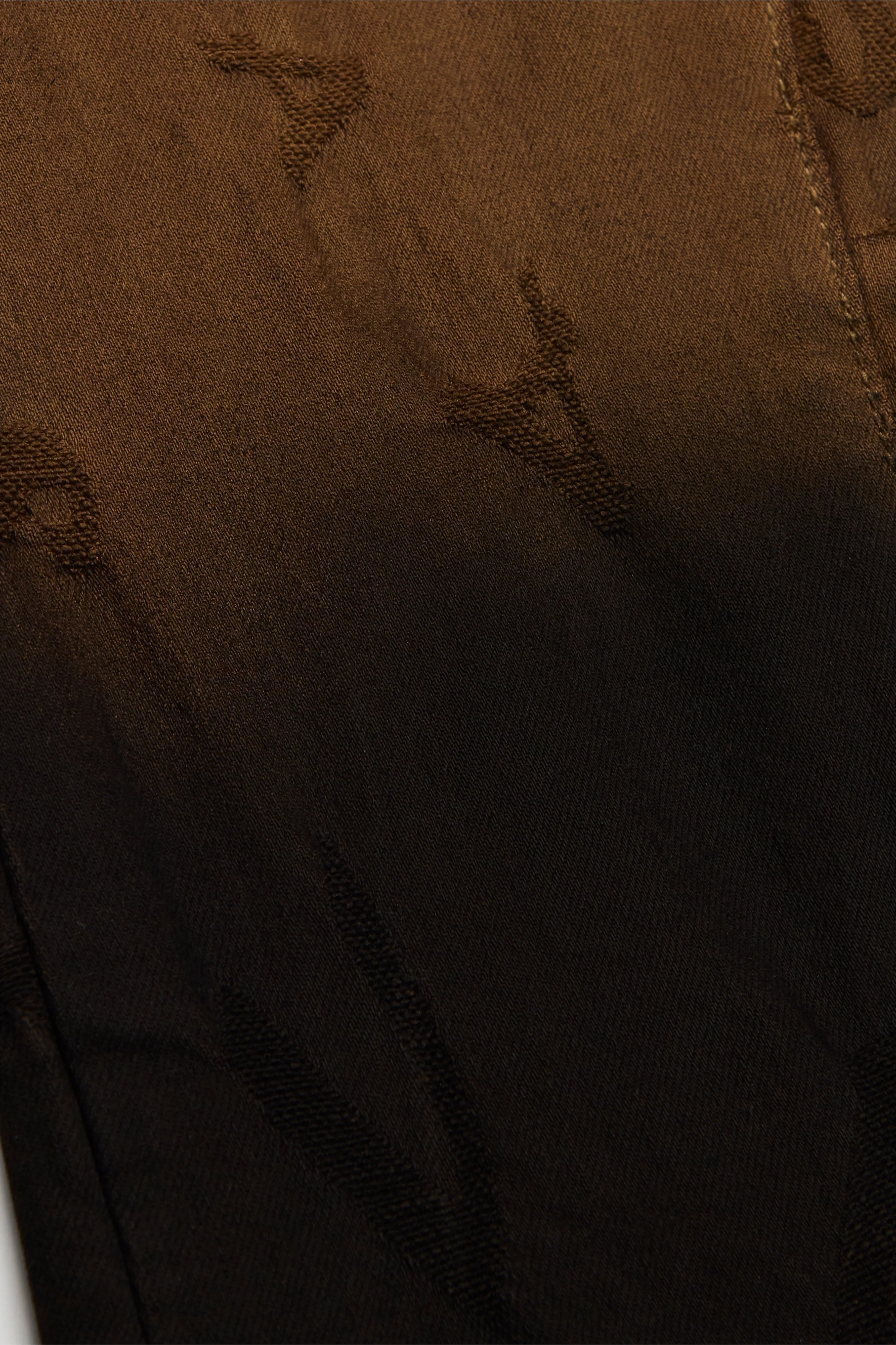 "GRIDLOCK" STACKED FLARE DENIM DARK KHAKI sold by valabasas product image thumbnail 2