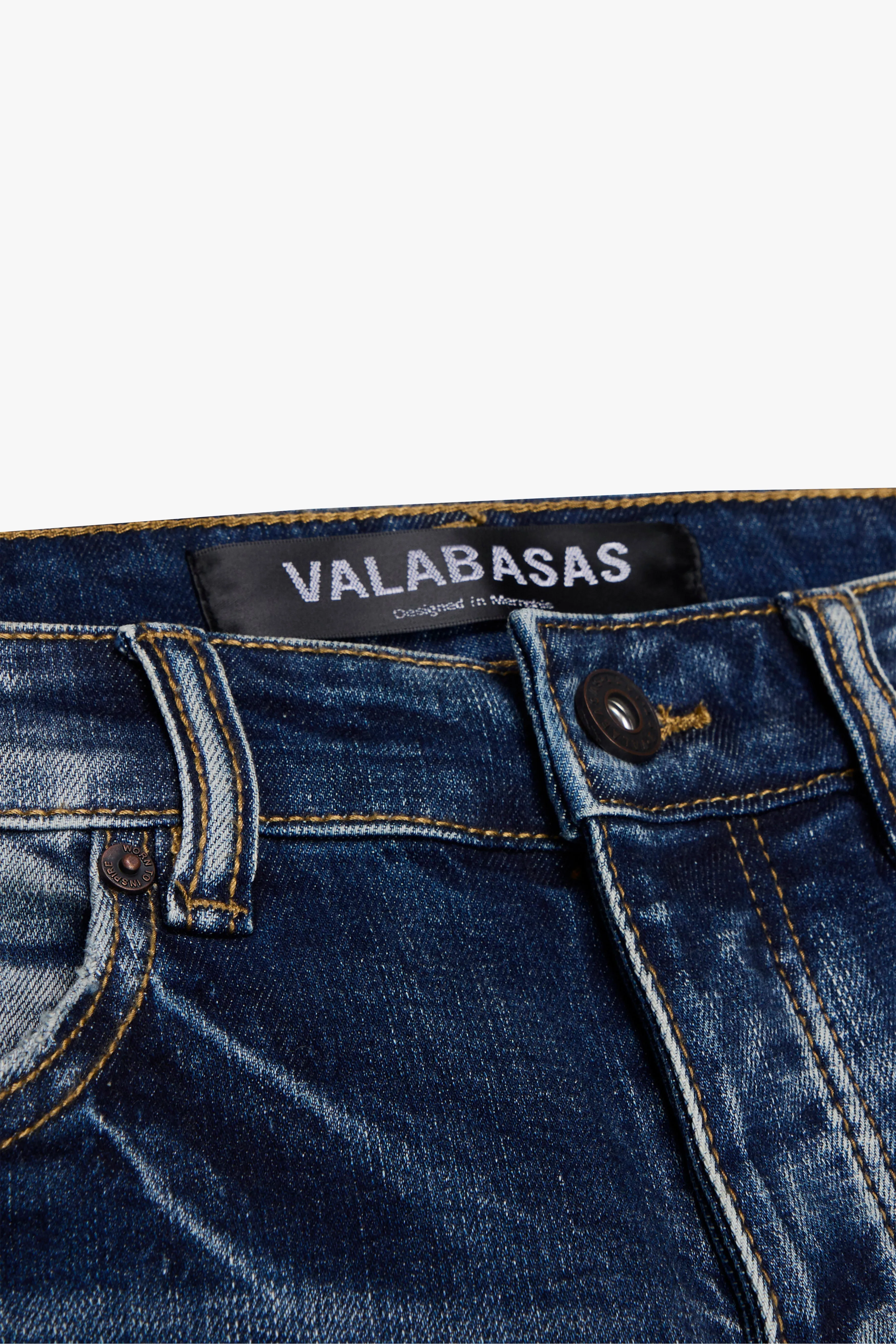 "ADAPT" VINTAGE V DARK BLUE WASHED sold by valabasas product image thumbnail 2