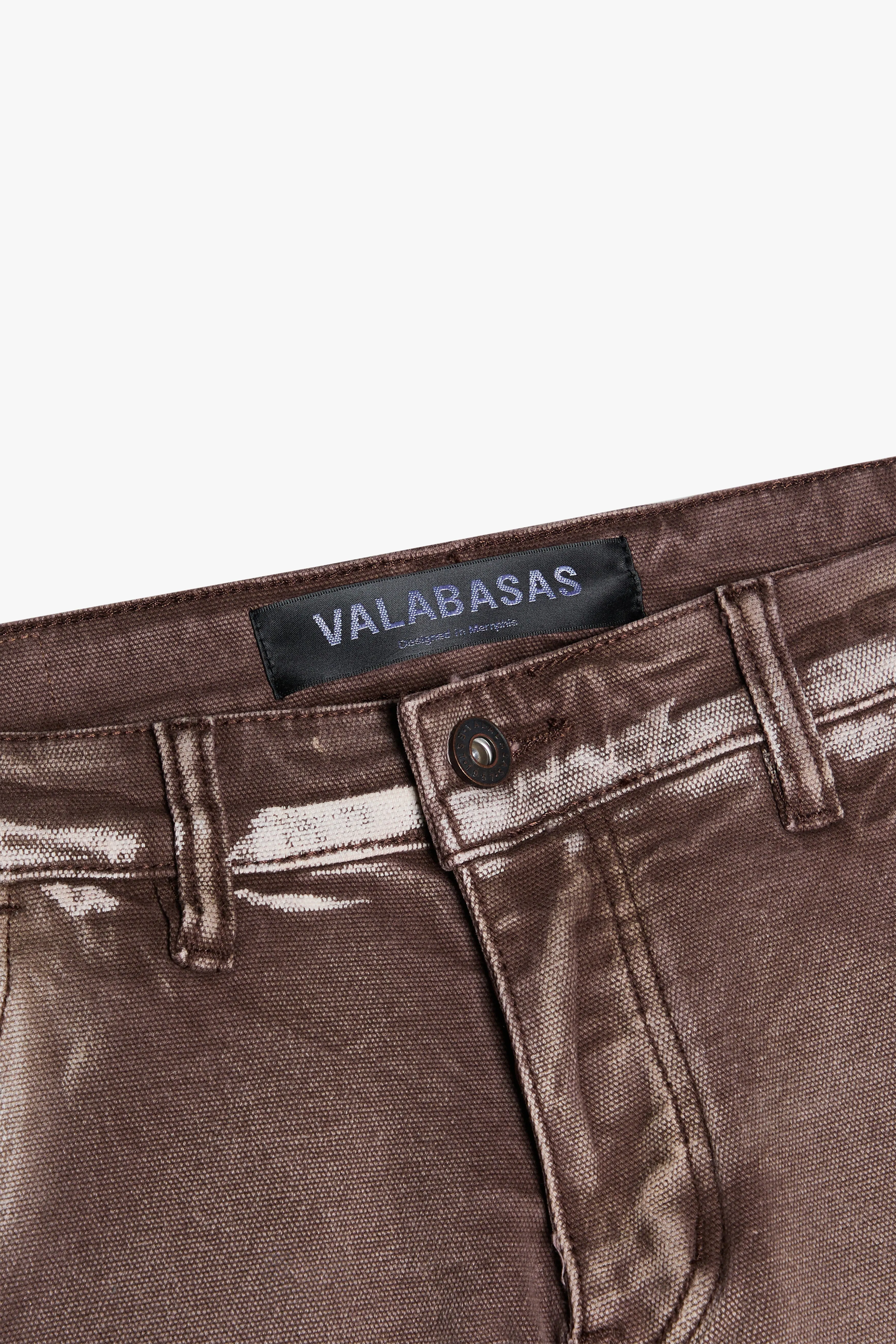 "THE CARPENTER” STACKED FLARE JEAN LIGHT BROWN sold by valabasas product image thumbnail 2