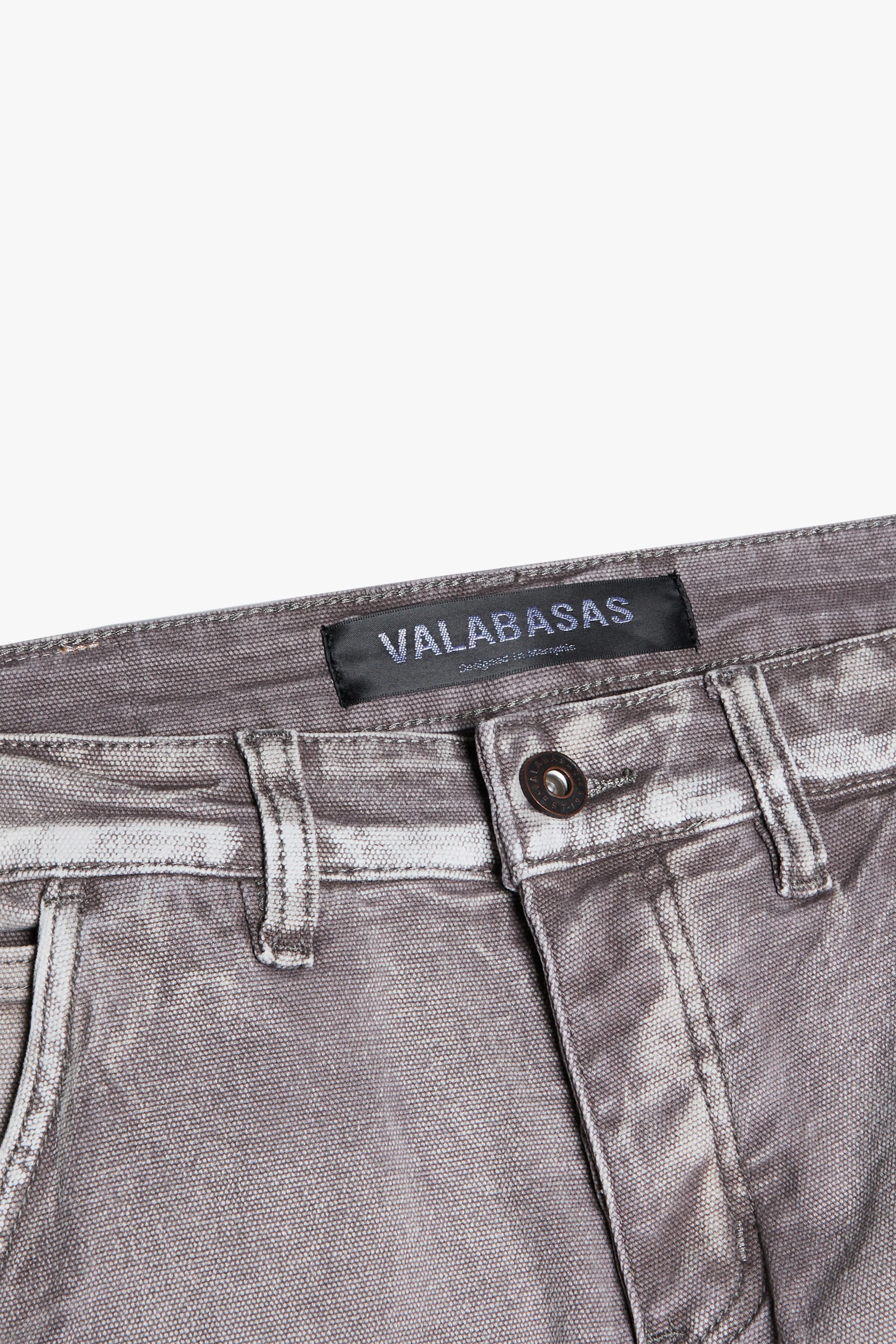 "THE CARPENTER” STACKED FLARE JEAN VINTAGE OLIVE sold by valabasas product image thumbnail 2