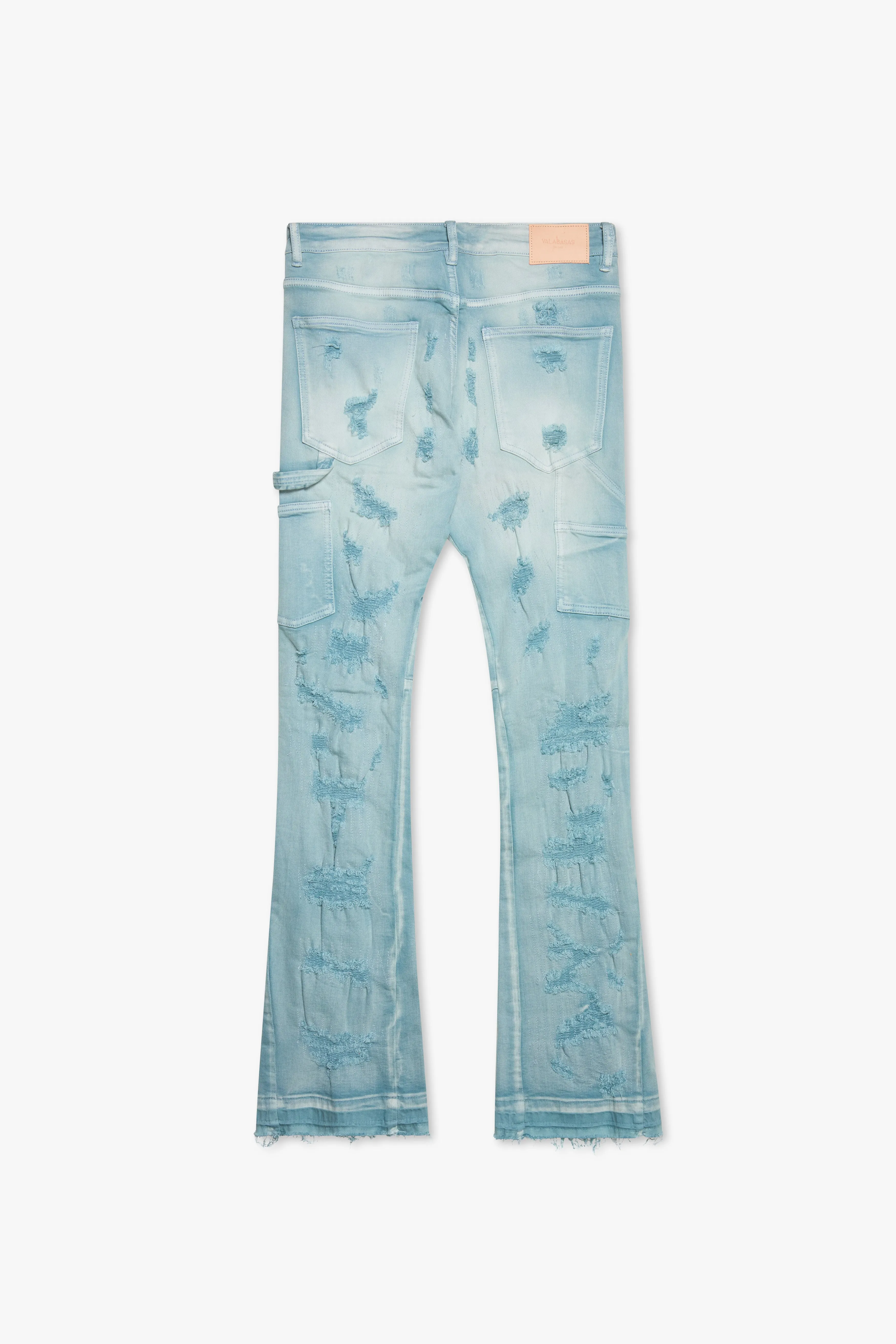 "ZERO" STACKED LIGHT BLUE WASH sold by valabasas product image thumbnail 3