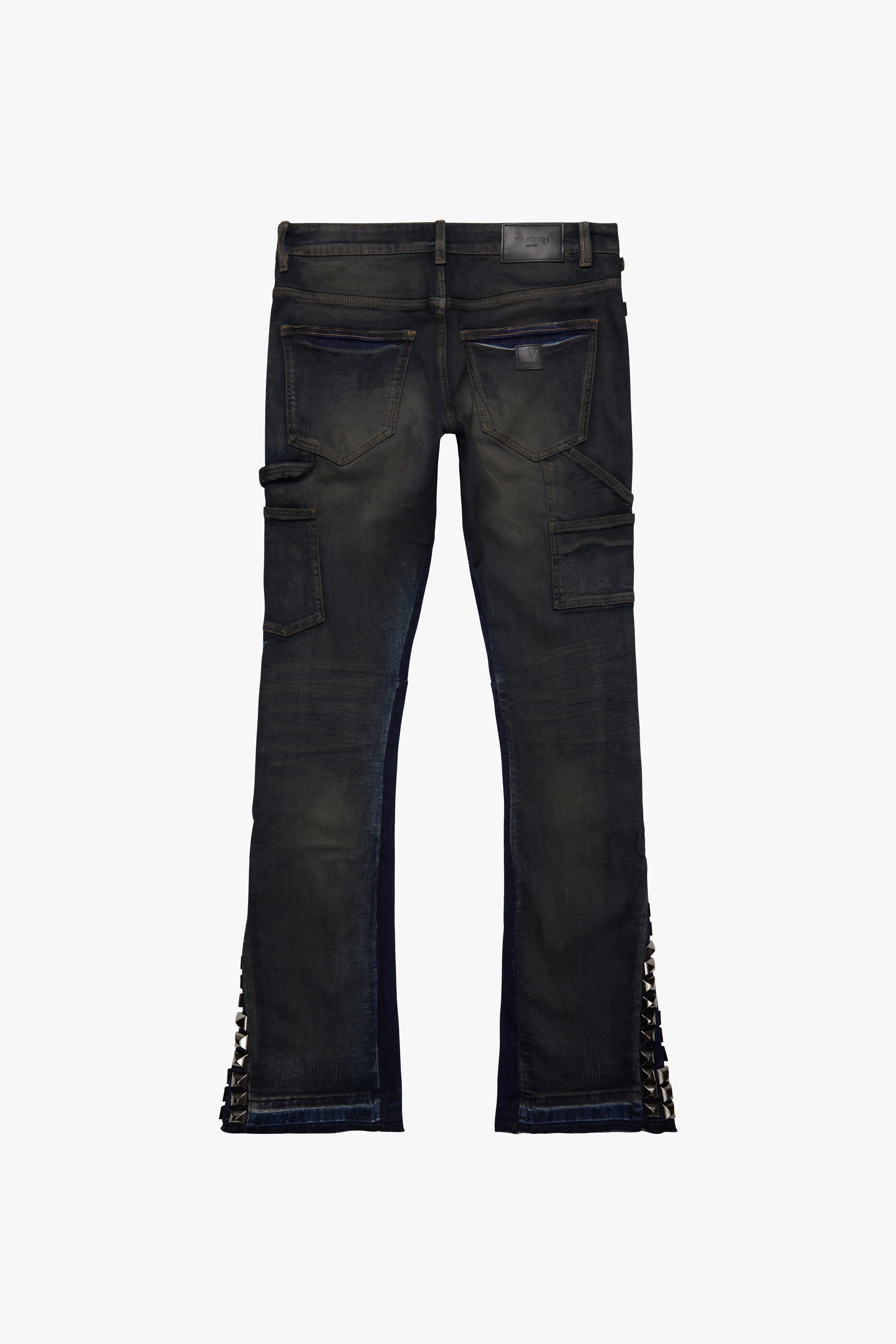 "GLAZ" STACKED DK BLUE WASH sold by valabasas product image thumbnail 3