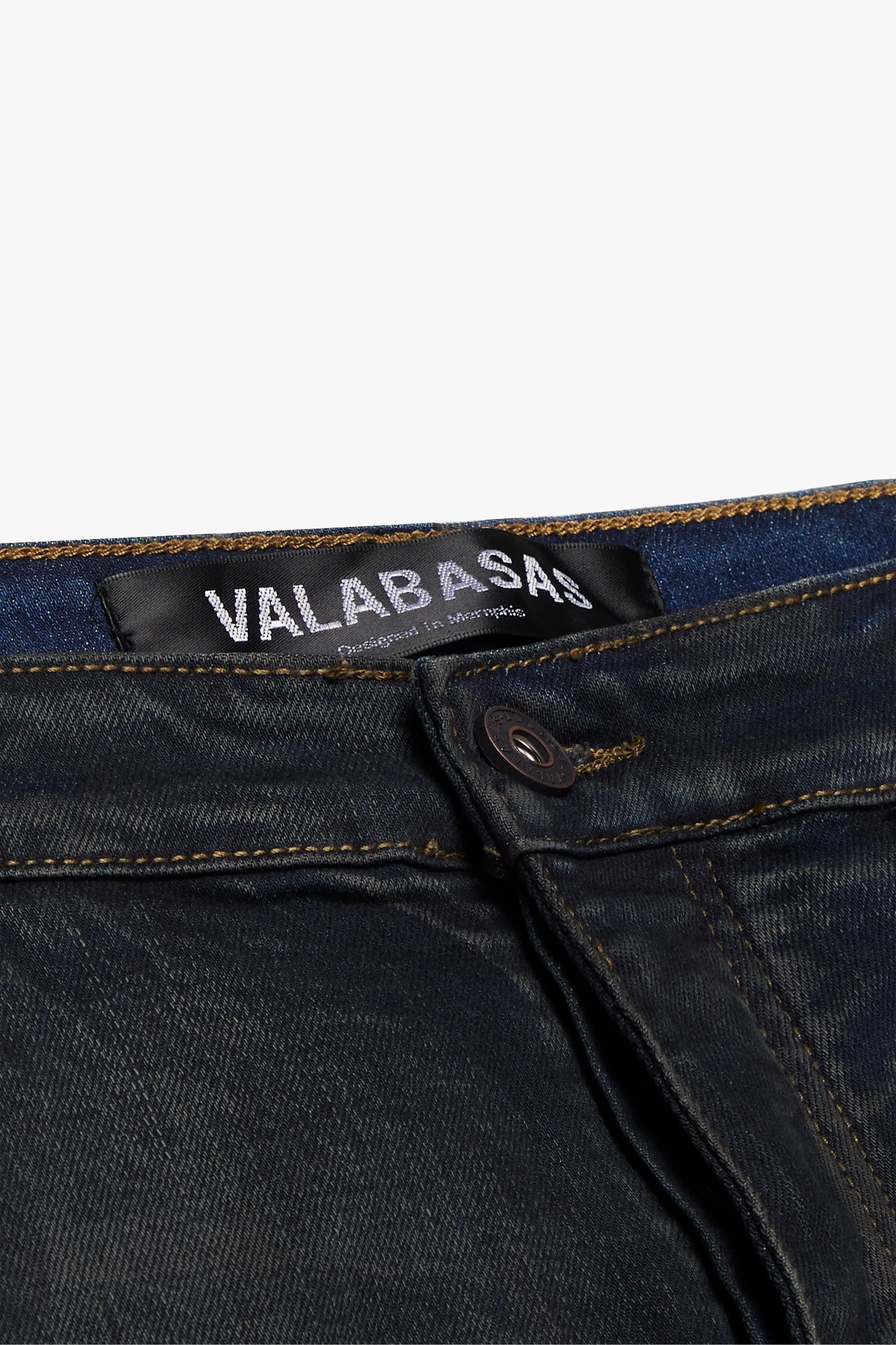 "GLAZ" STACKED DK BLUE WASH sold by valabasas product image thumbnail 4