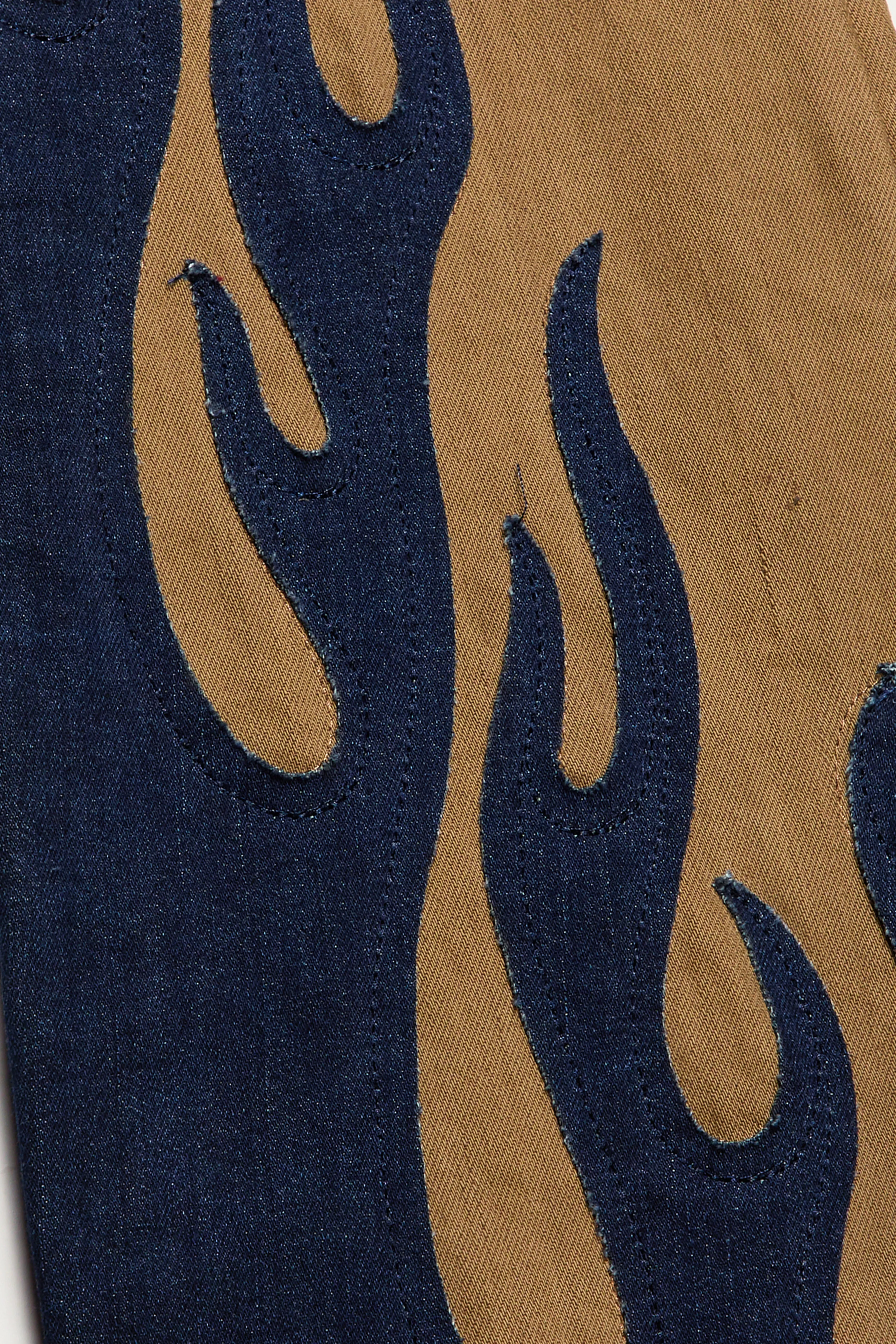 "FLARE" STACKED FLARE JEAN BROWN BLACK sold by valabasas product image thumbnail 3