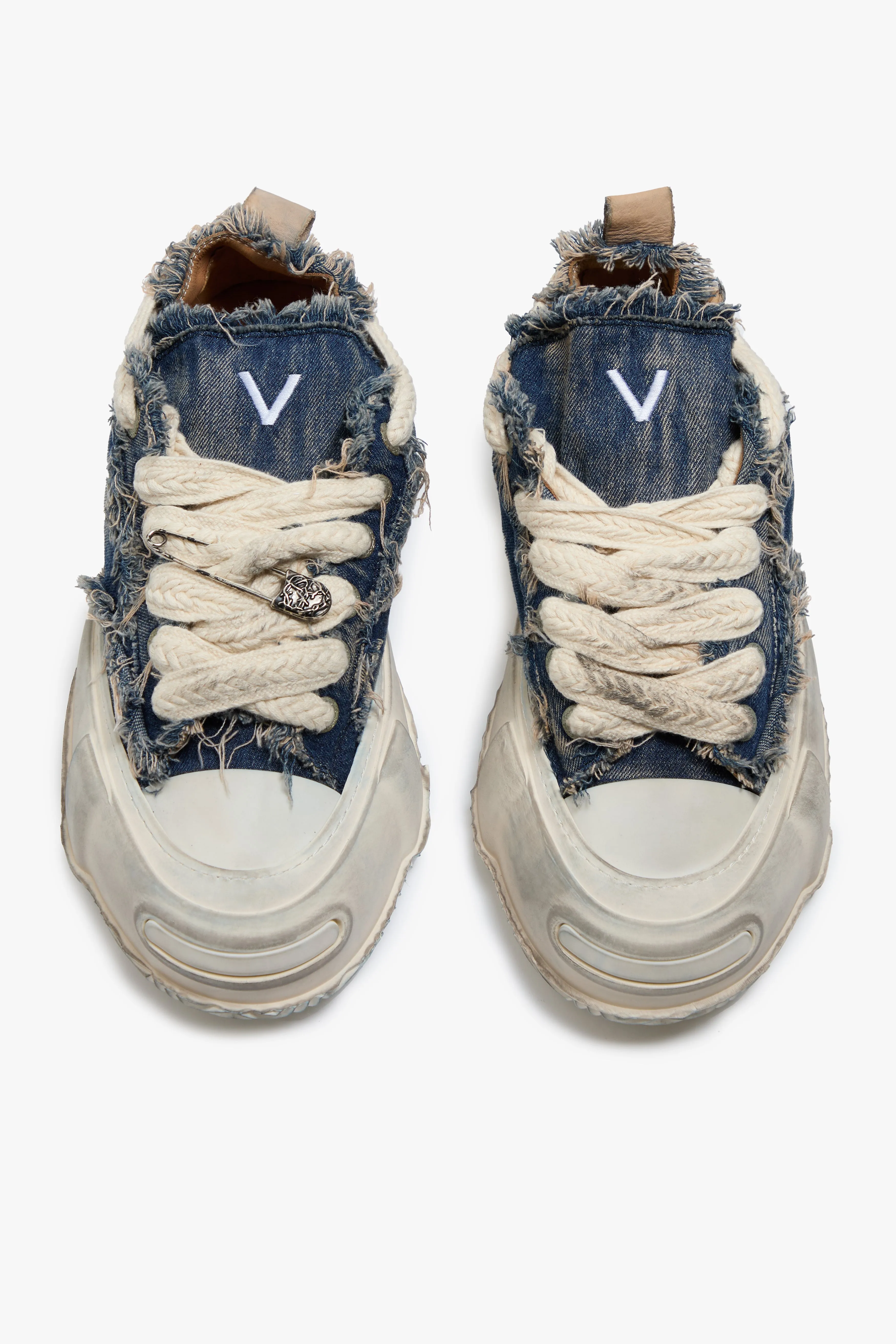 "VISION" SHOES DIRTY DENIM BLUE sold by valabasas product image thumbnail 5