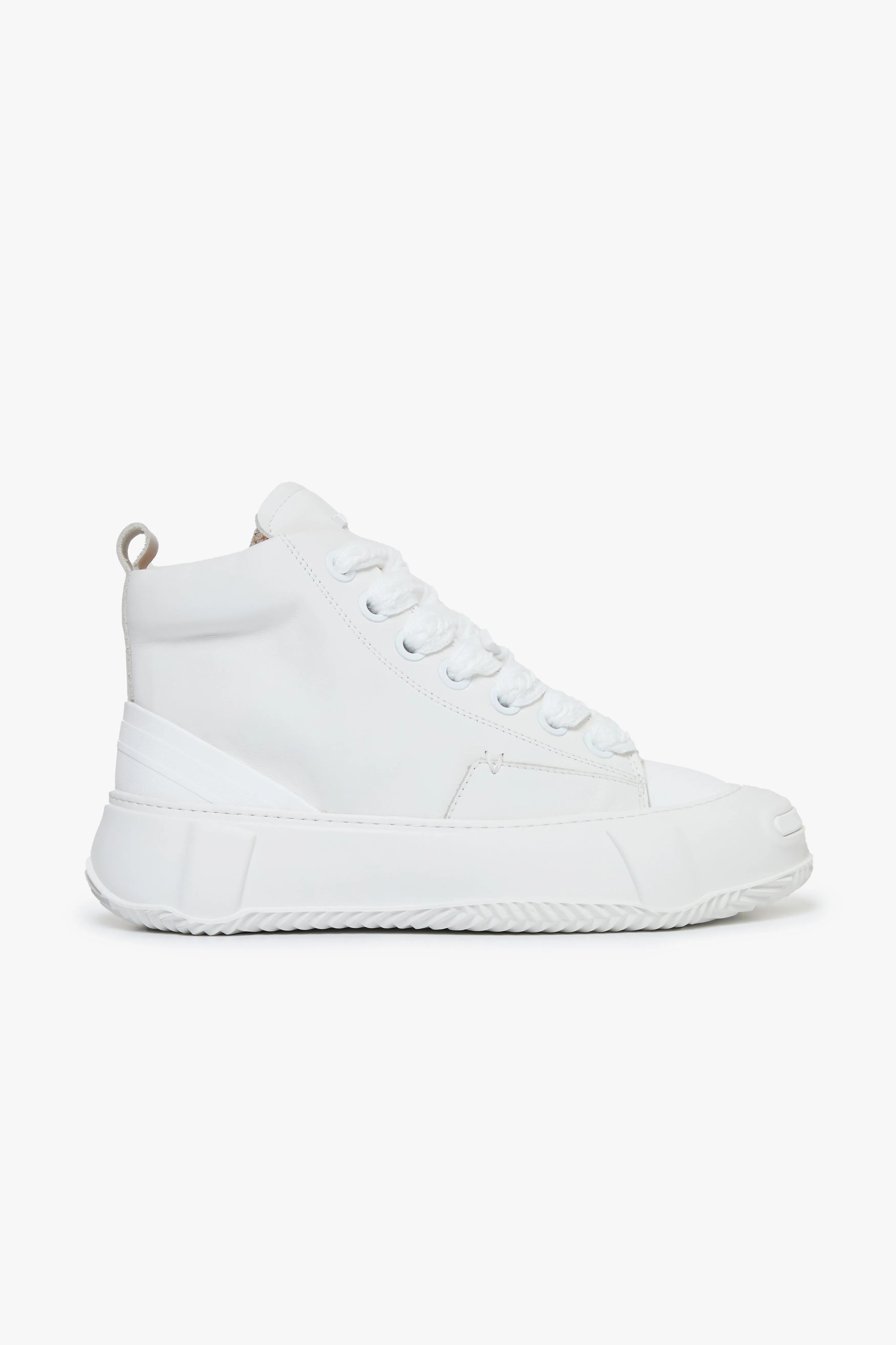 The Vision Leather 200 High White sold by valabasas