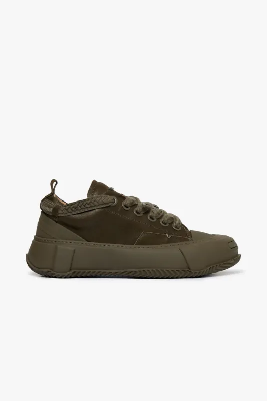 The Vision Leather 100 Low Olive sold by valabasas