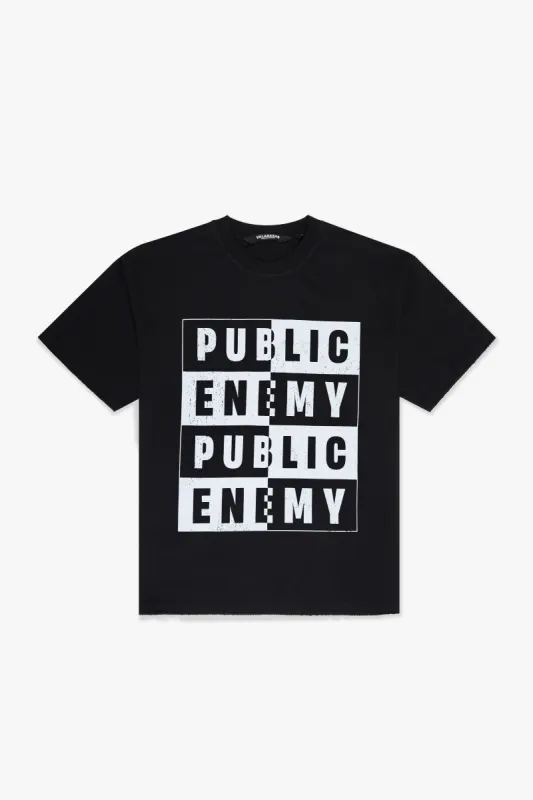 "Peoples Enemy" Black Tee sold by valabasas