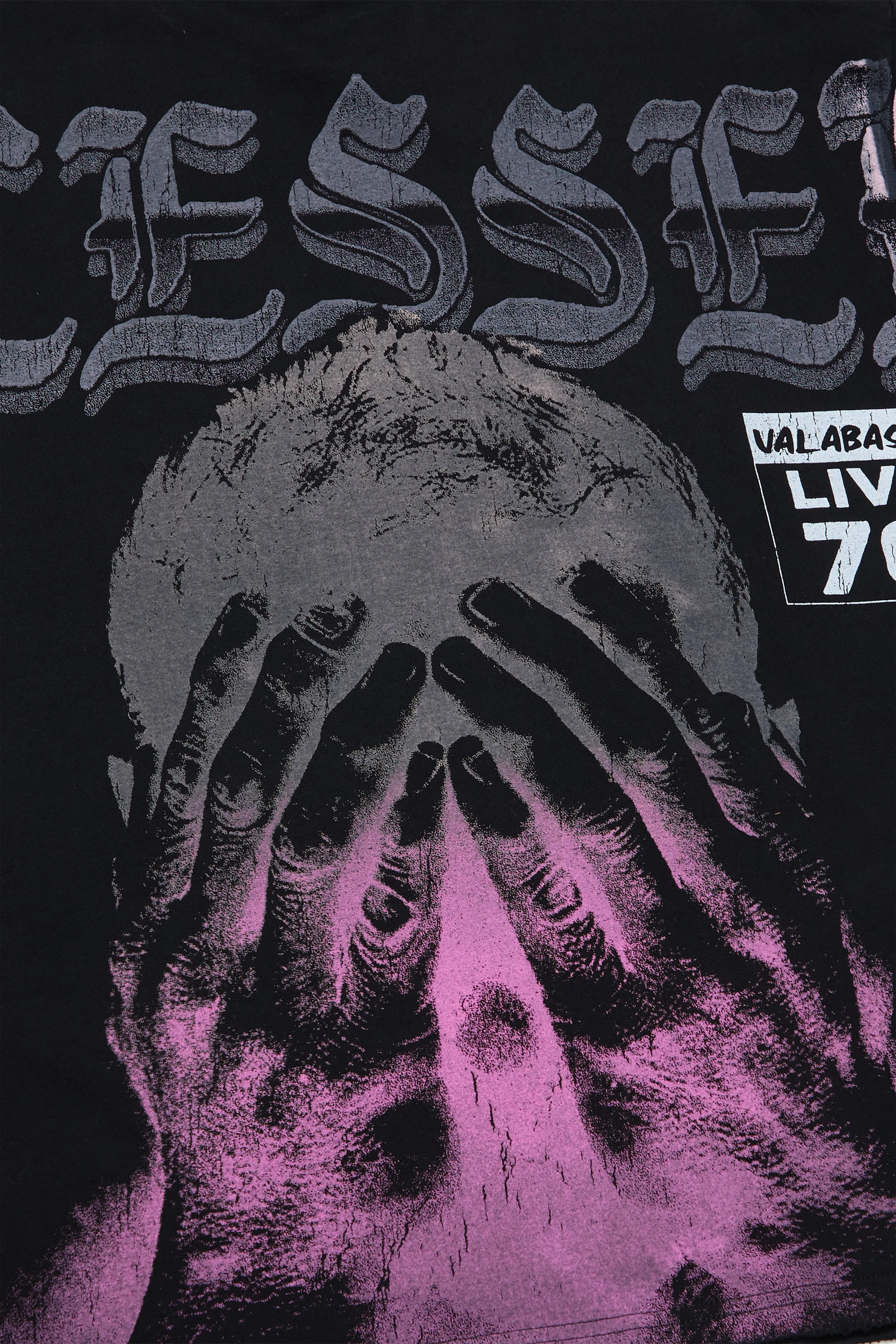 "Blessed" Black Tee sold by valabasas product image thumbnail 2