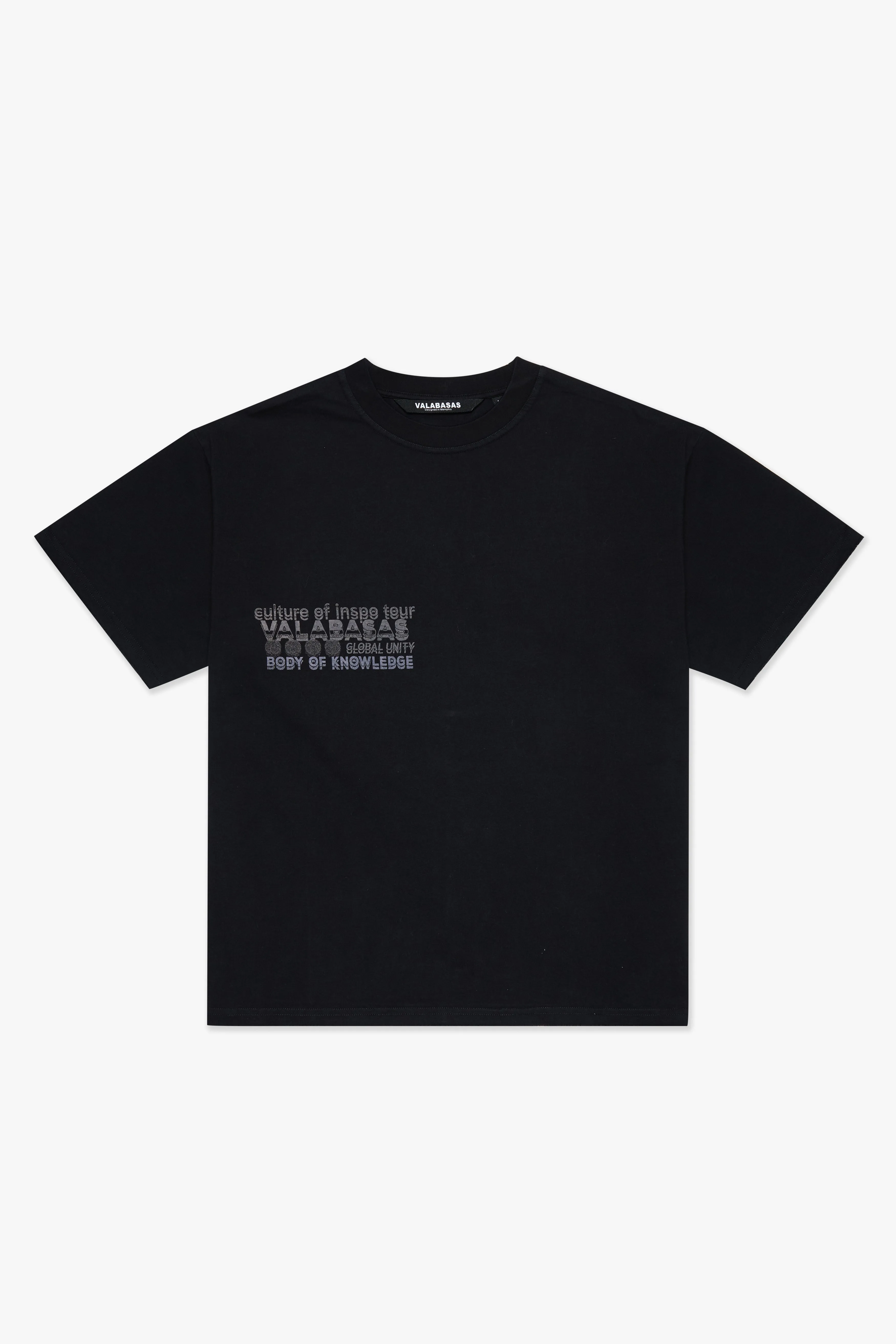 "Blessed" Black Tee sold by valabasas product image thumbnail 3
