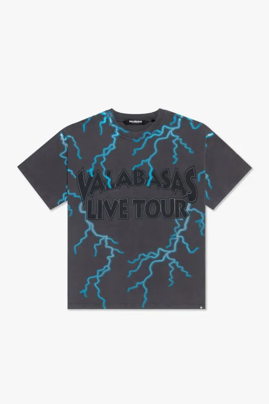 "Light On" Grey Tee sold by valabasas