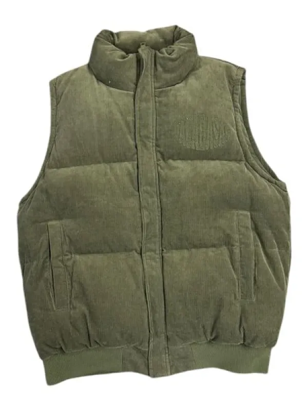 "ROOK" VEST CORDUROY GREEN sold by valabasas