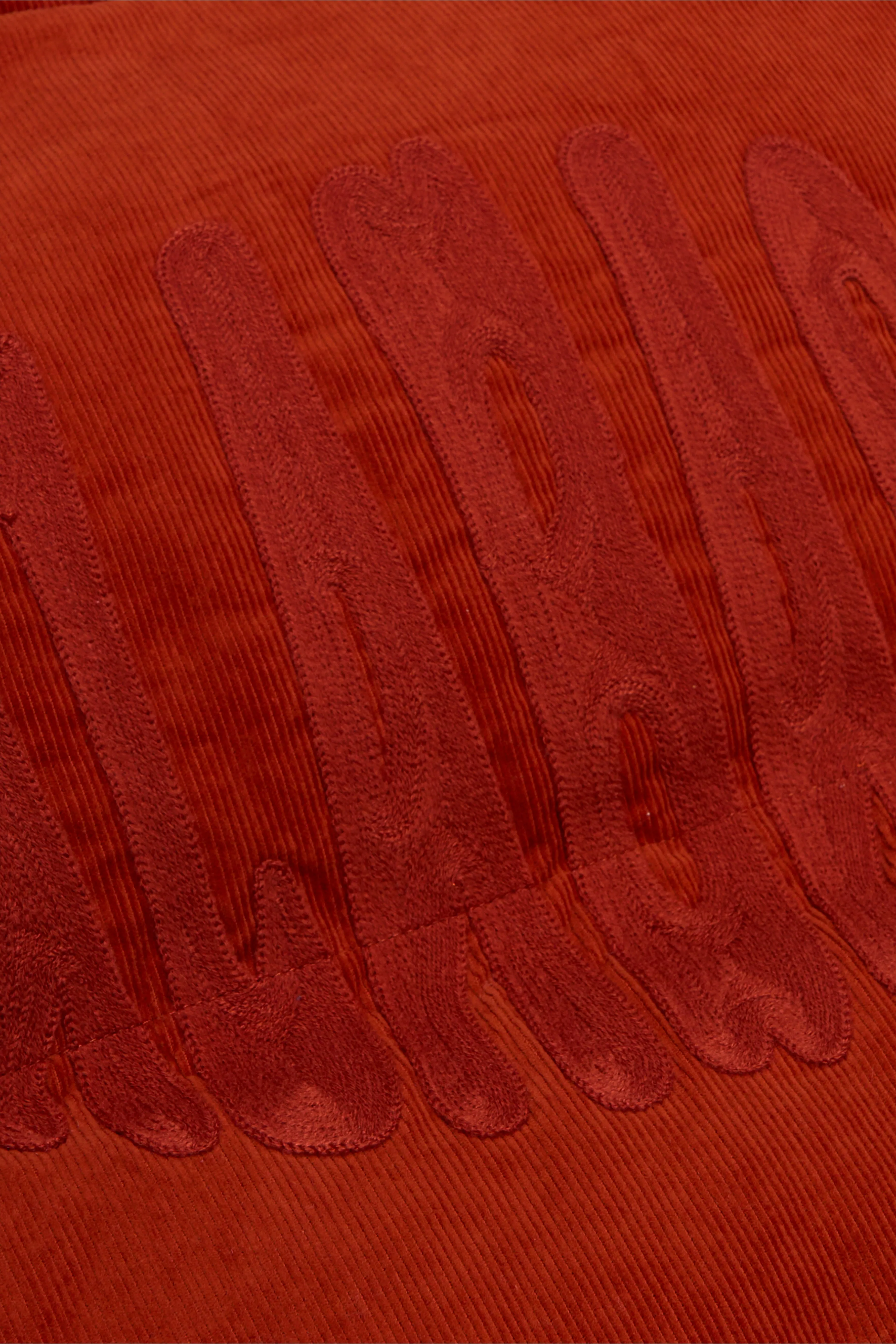 "ROOK" CORDUROY PUFFER VEST TANGERINE sold by valabasas product image thumbnail 4