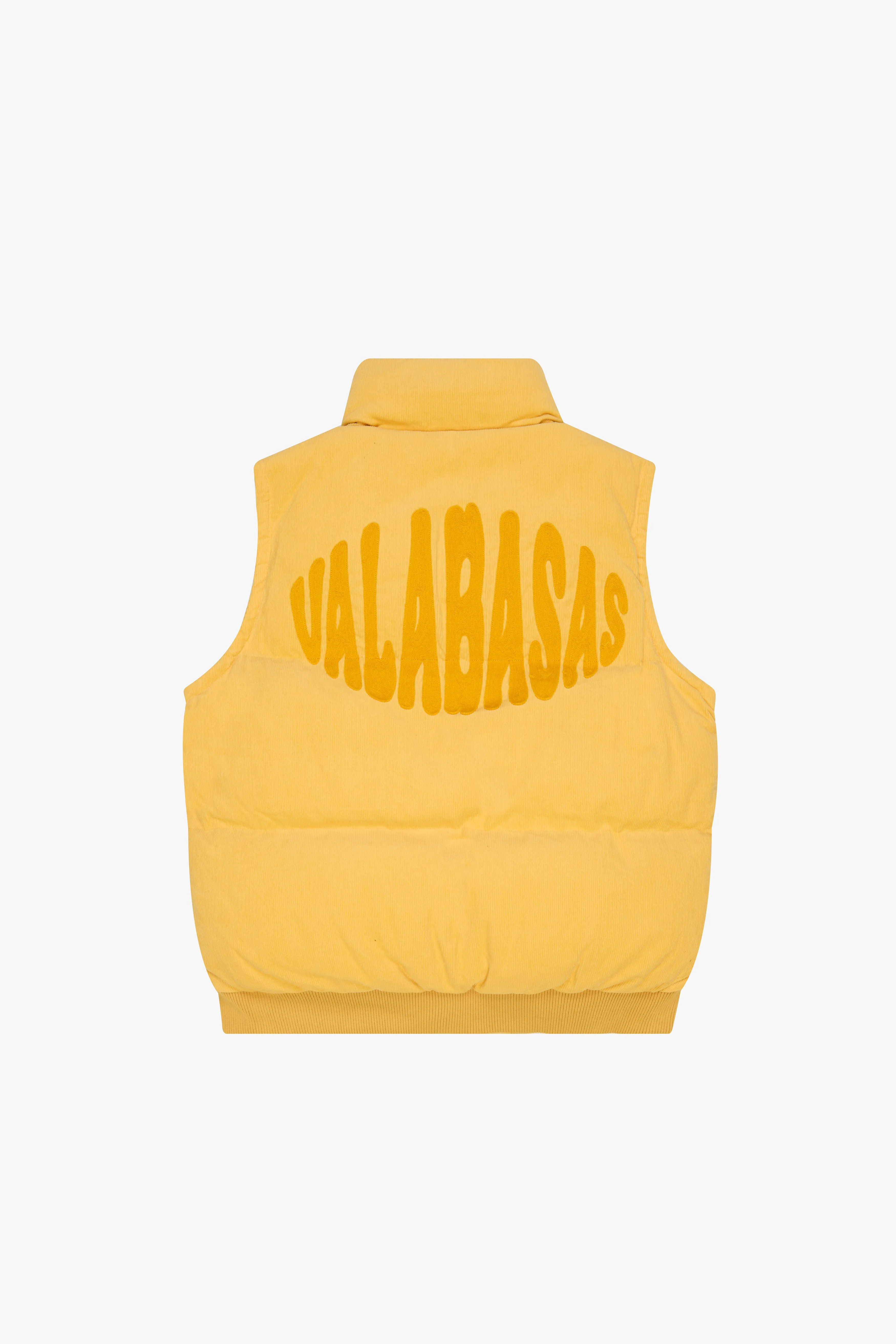 "ROOK" CORDUROY PUFFER VEST KHAKI BROWN sold by valabasas product image thumbnail 3