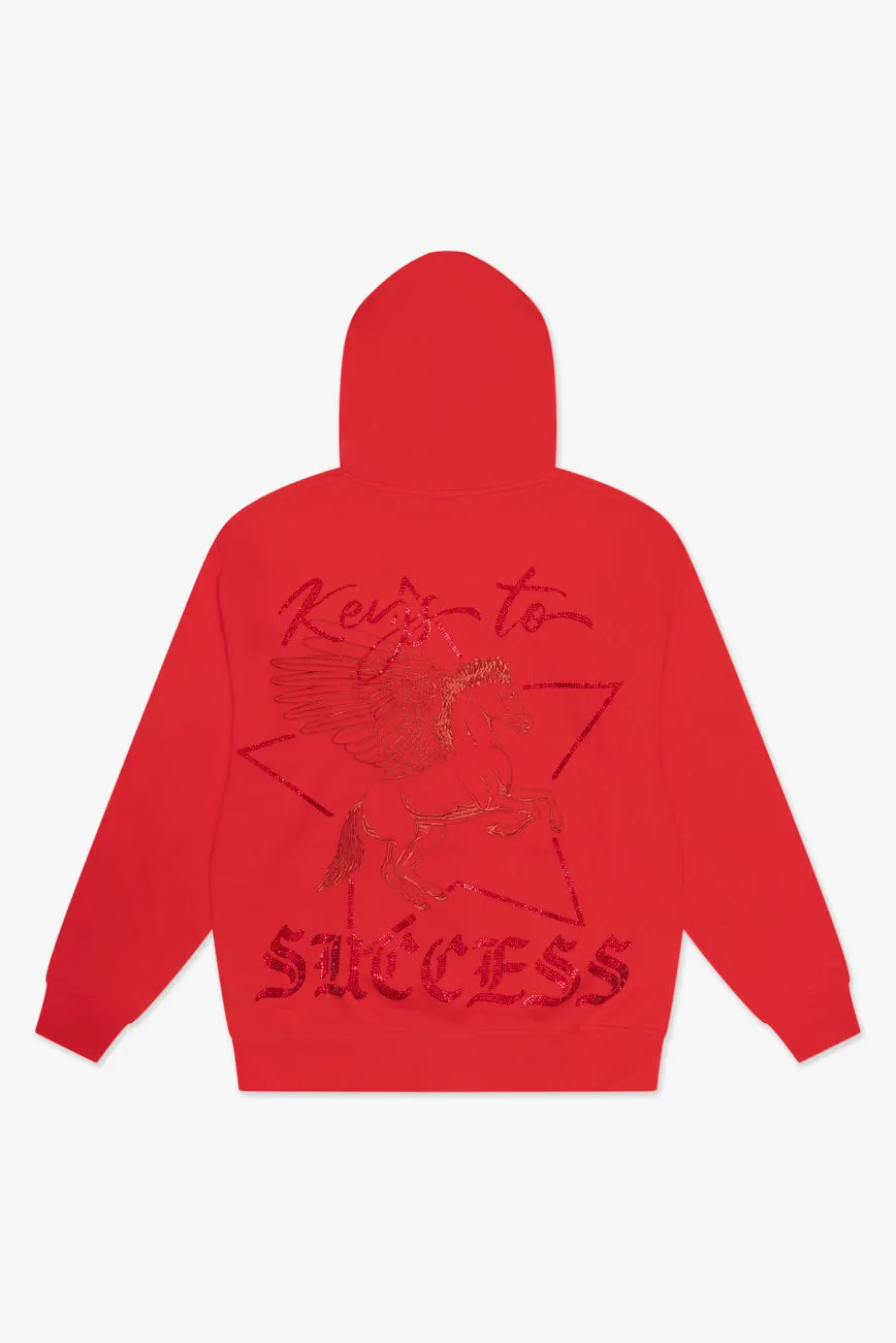 "EQUUS" HOODIE RED sold by valabasas