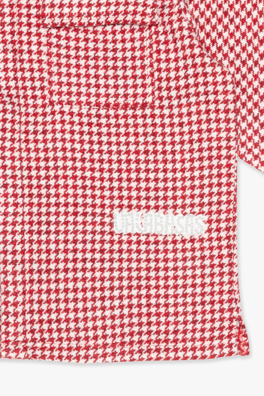 "CHECKERS" BUTTON DOWN RED sold by valabasas product image thumbnail 4