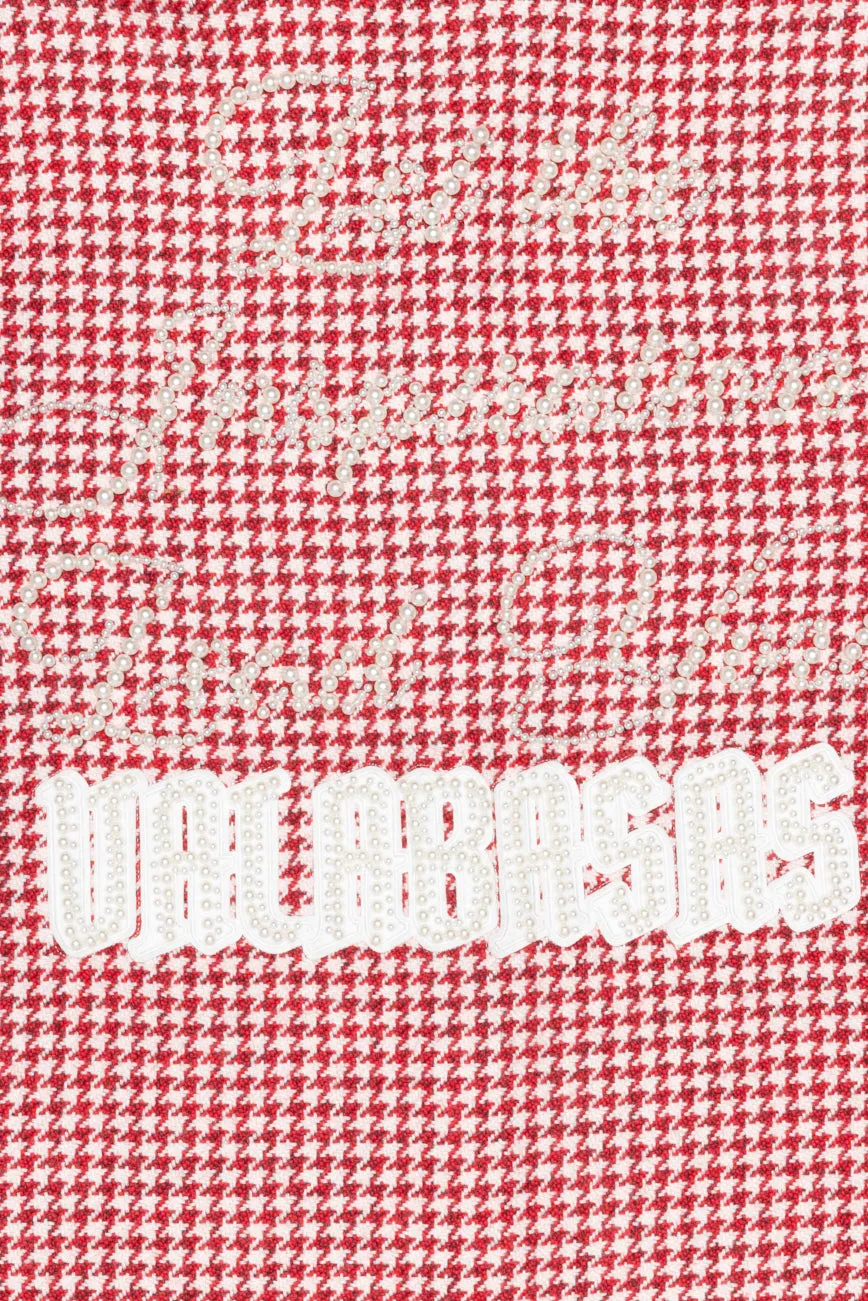 "CHECKERS" BUTTON DOWN RED sold by valabasas product image thumbnail 2