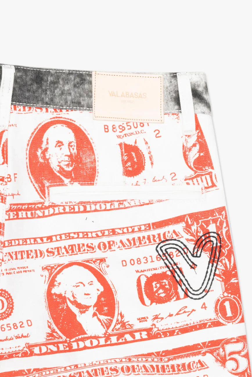 "THAHAB" STRAIGHT PANT WHITE MULTI sold by valabasas product image thumbnail 4