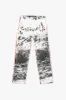 "THAHAB" STRAIGHT PANT WHITE MULTI sold by valabasas