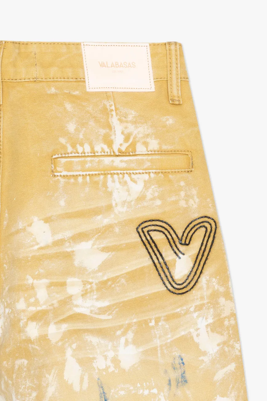 "THAHAB" STRAIGHT PANT KHAKI MULTI sold by valabasas product image thumbnail 4