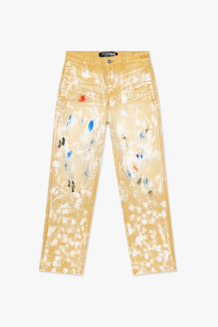 "THAHAB" STRAIGHT PANT KHAKI MULTI sold by valabasas