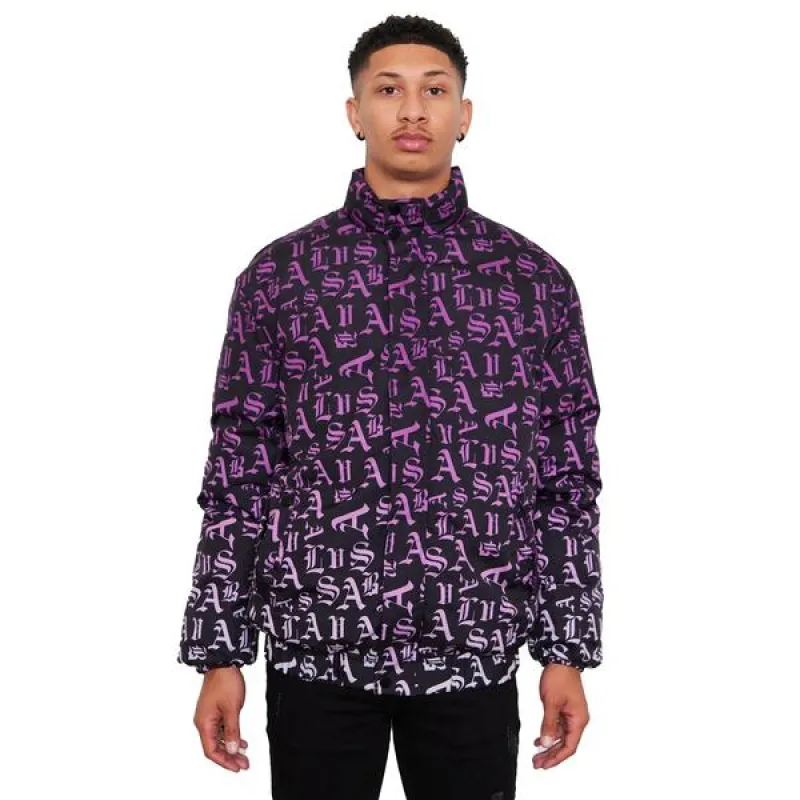 “SIBERIA” BLACK-MULTI PUFFER sold by valabasas