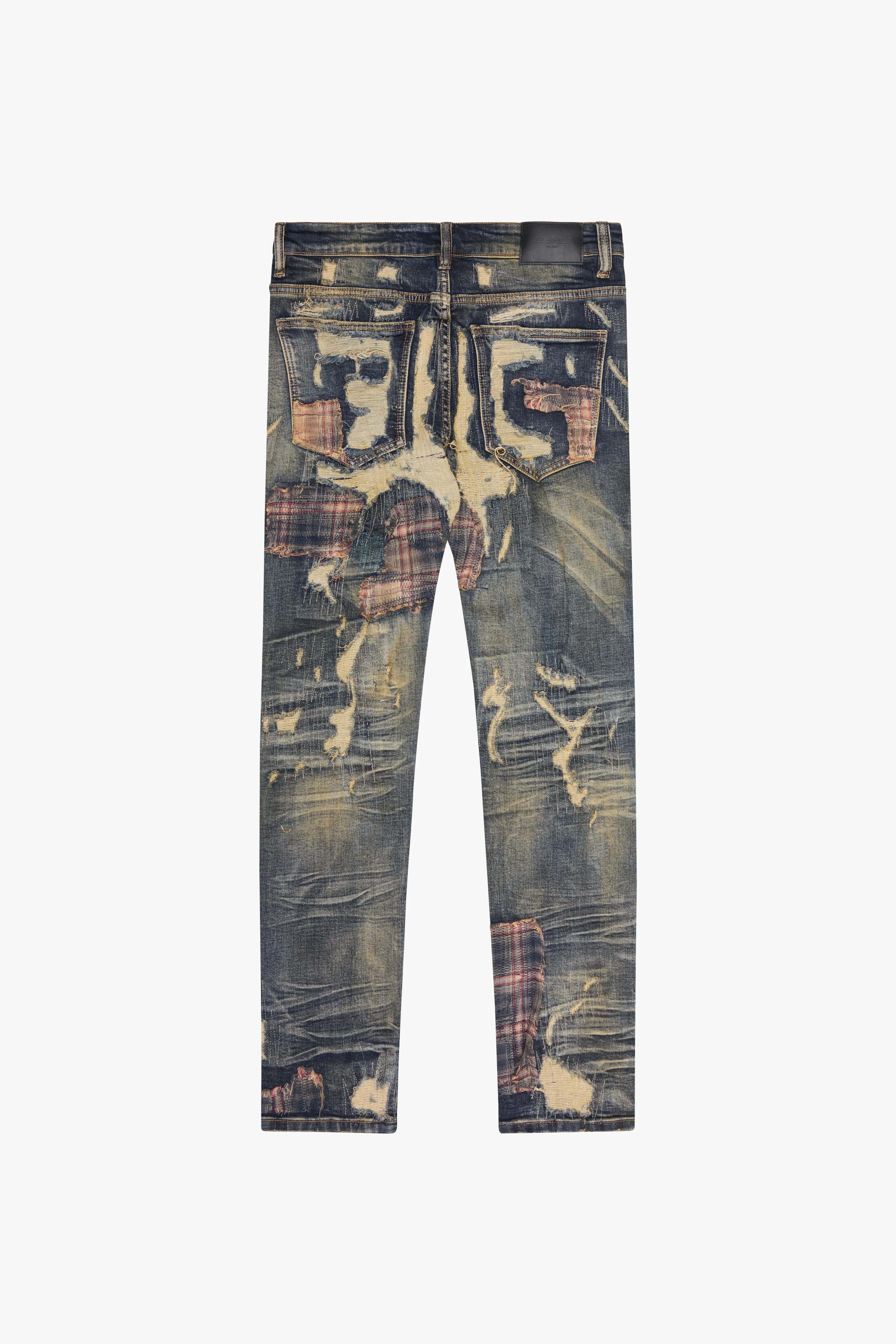 "SIGMA" SKINNY JEAN VINTAGE DARK BLUE sold by valabasas product image thumbnail 4