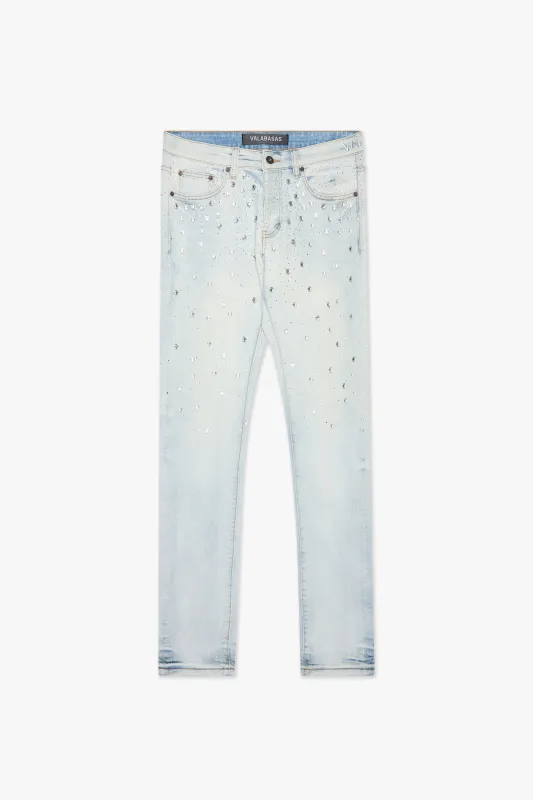 Lustri Skinny Jean Light Blue Washed sold by valabasas