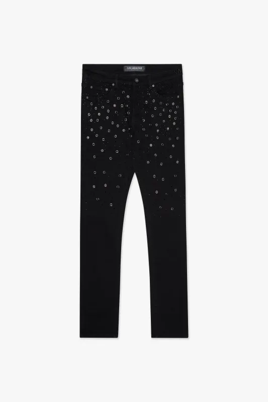 Lustri Skinny Jean Black Washed sold by valabasas
