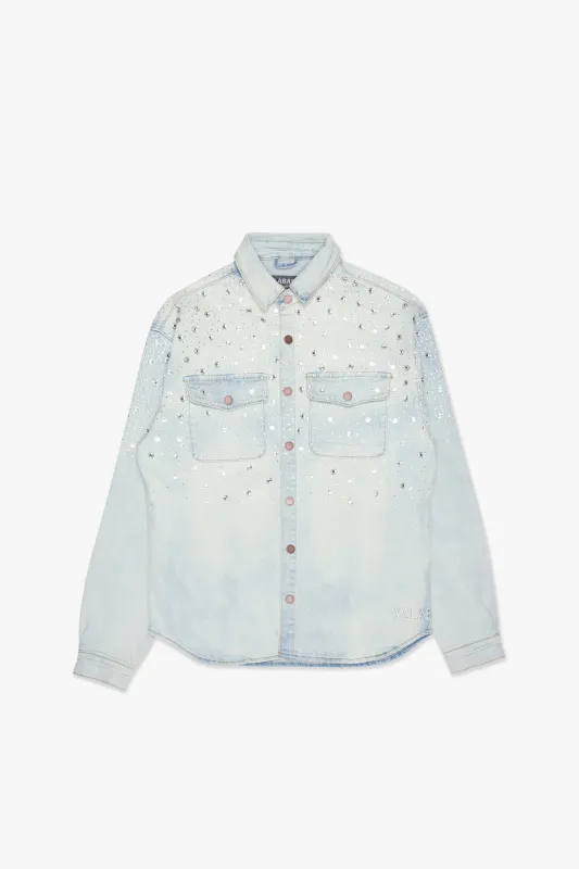 Blitz Denim Jacket Light Blue Washed sold by valabasas