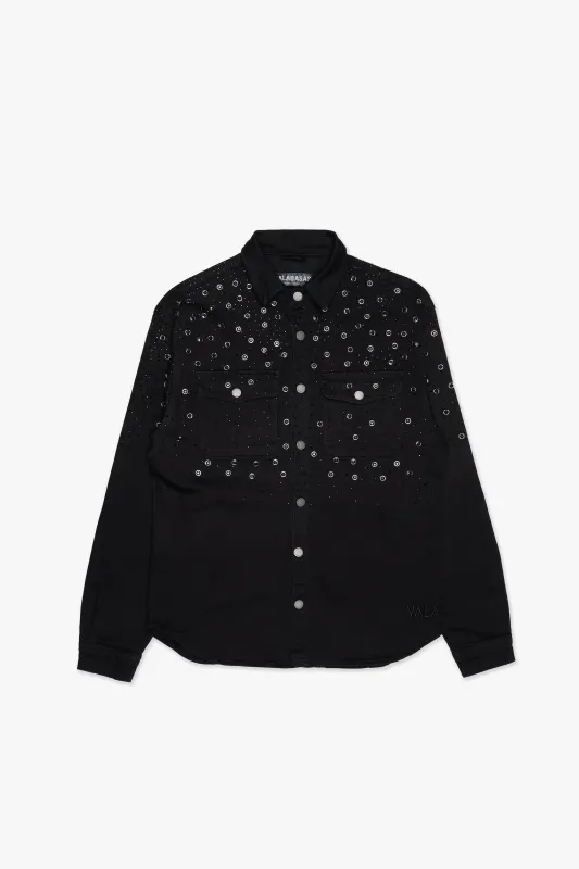 Blitz Denim Jacket Black Washed sold by valabasas