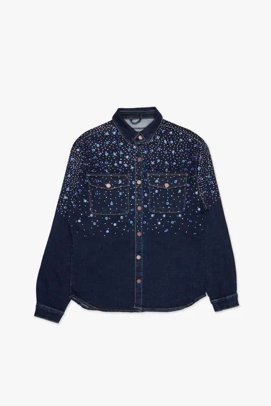 Blitz Denim Jacket Indigo Blue sold by valabasas