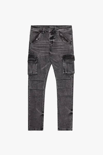 "JETT" CARGO SKINNY GREY sold by valabasas