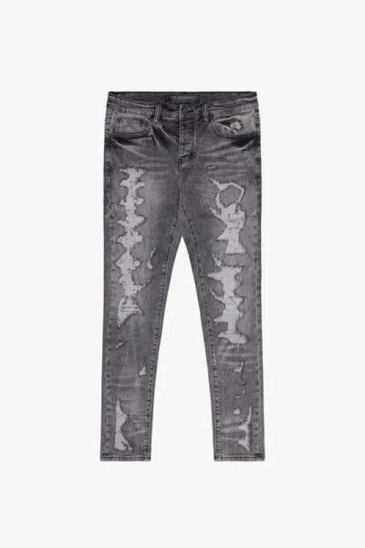 "TEARAWAY" GREY SKINNY JEAN GREY sold by valabasas
