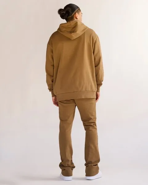 "VALA-FOCUS" FLEECE SET VINTAGE BROWN sold by valabasas