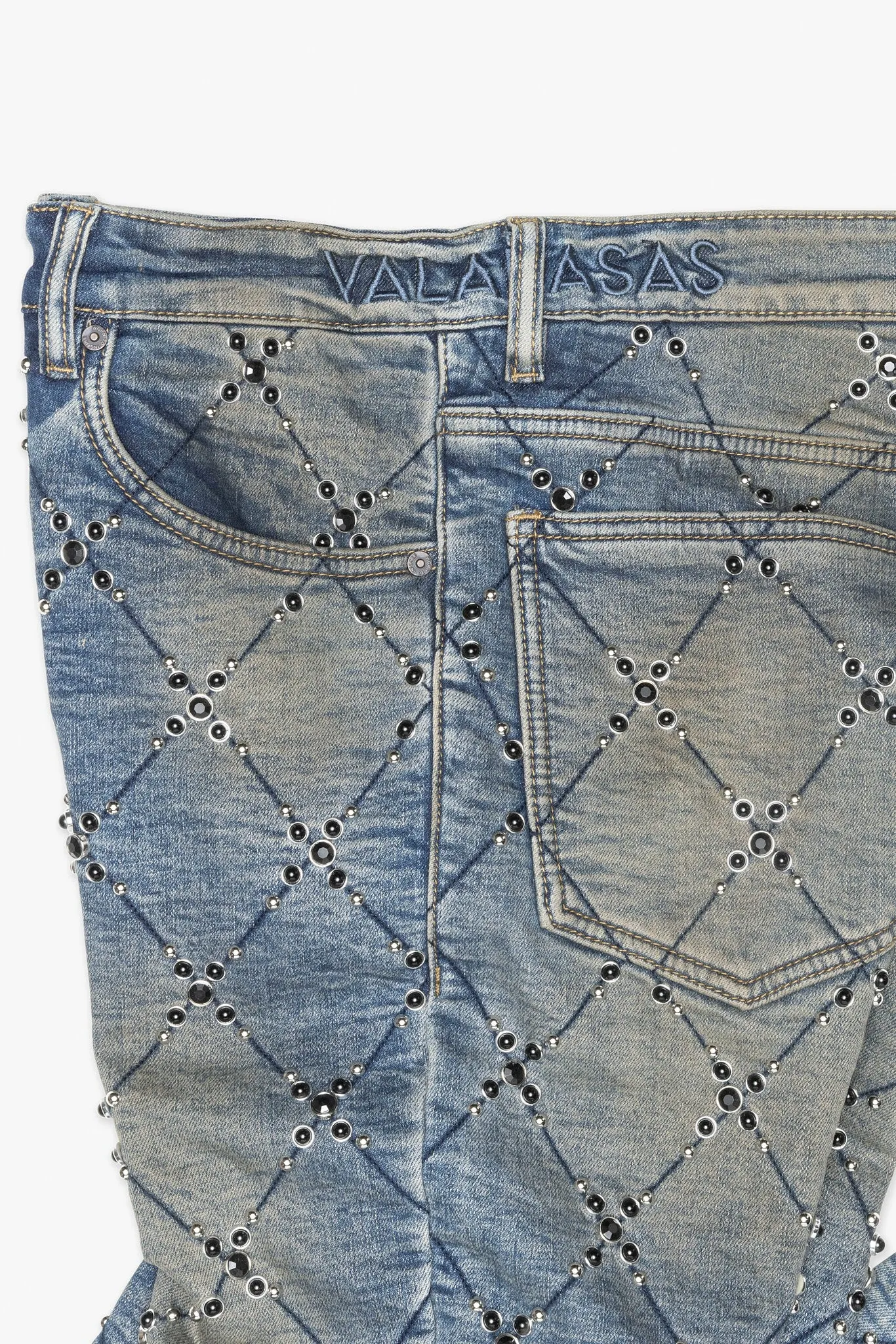 Pop Stacked Jean Dark Vintage Blue sold by valabasas product image thumbnail 4
